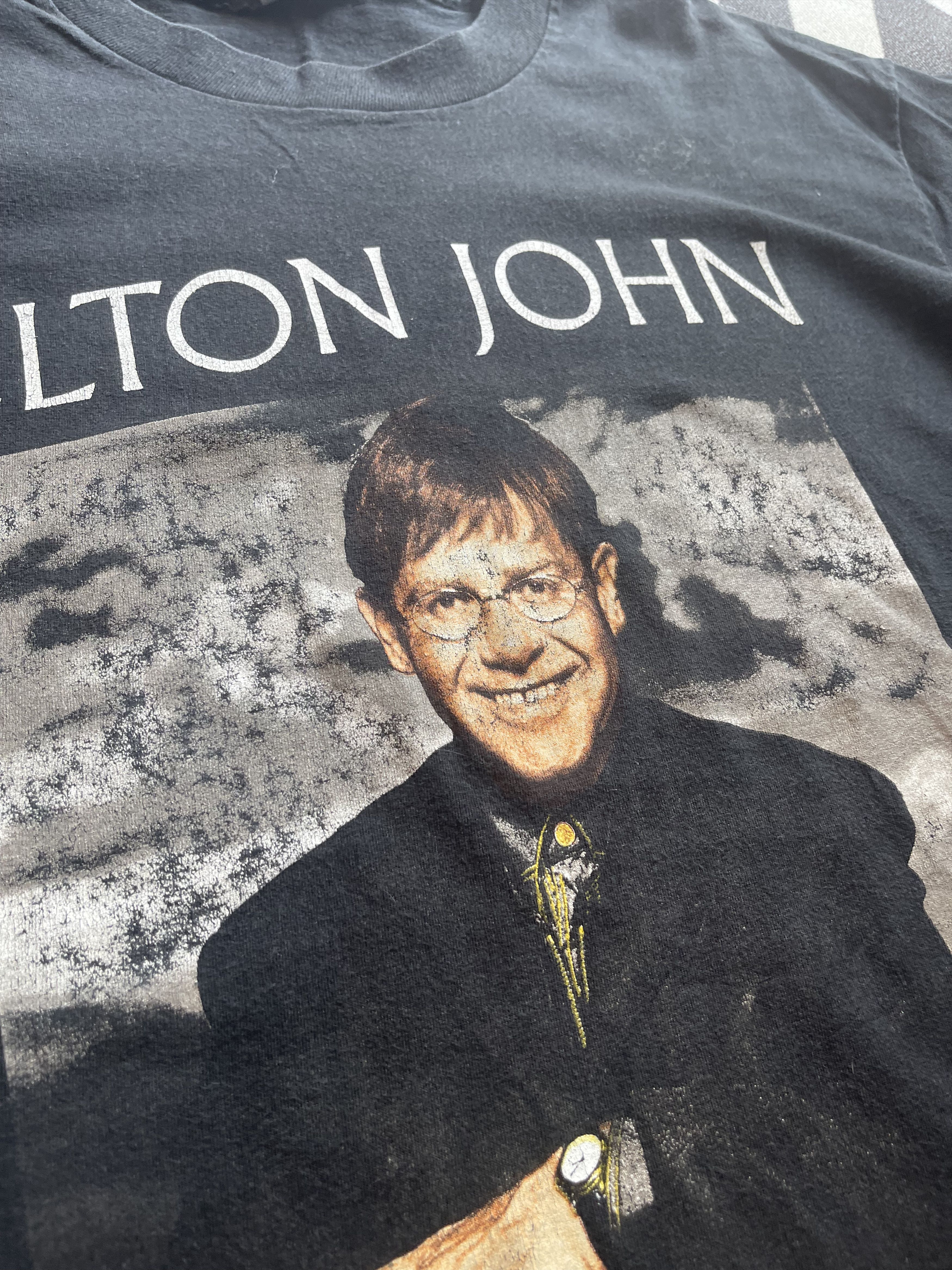 Band Tees Vintage 1994 Elton John T-Shirt Size US XL / EU 56 / 4 - 5 Thumbnail