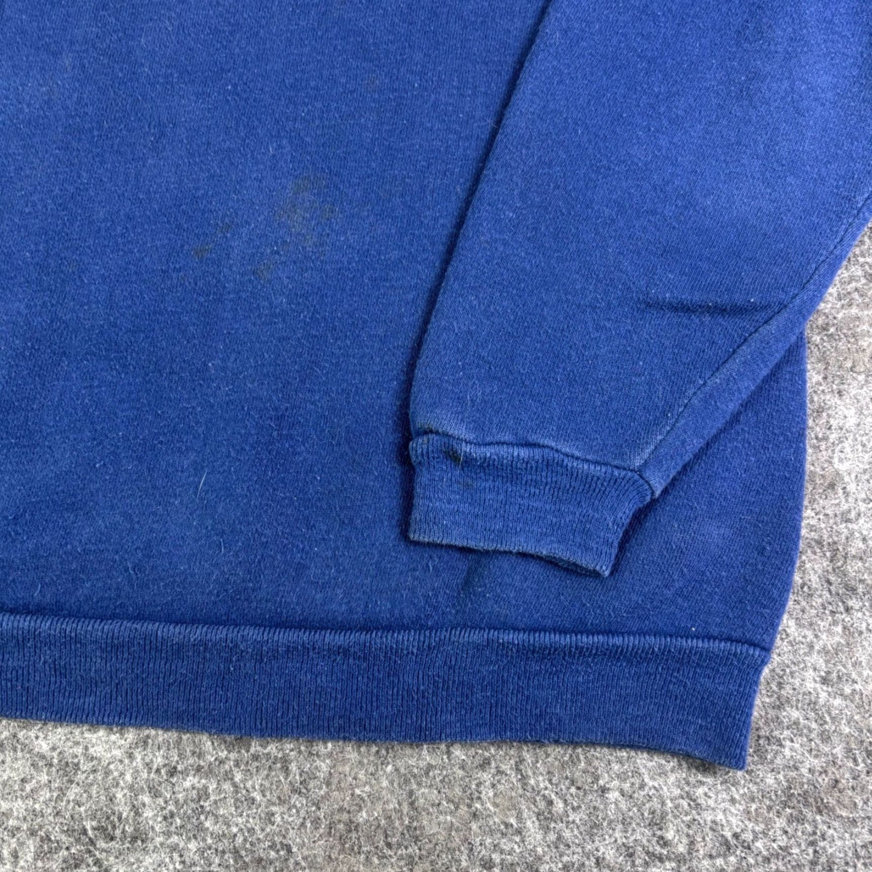 Vintage VINTAGE Big Murph Sweatshirt Mens M Blue Long Sleeve Mock Neck Pullover Self-Brand 1990s Sportswear Casual Size US M / EU 48-50 / 2 - 6 Thumbnail