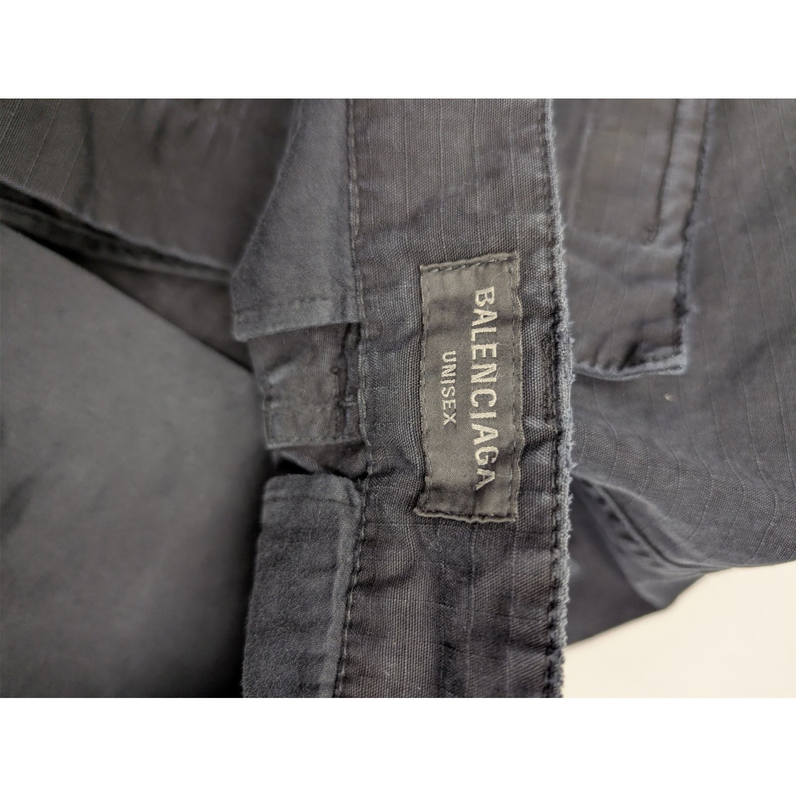 Balenciaga o1rshd1 Cotton Ripstop Shorts in Black Size US 30 / EU 46 - 12 Thumbnail