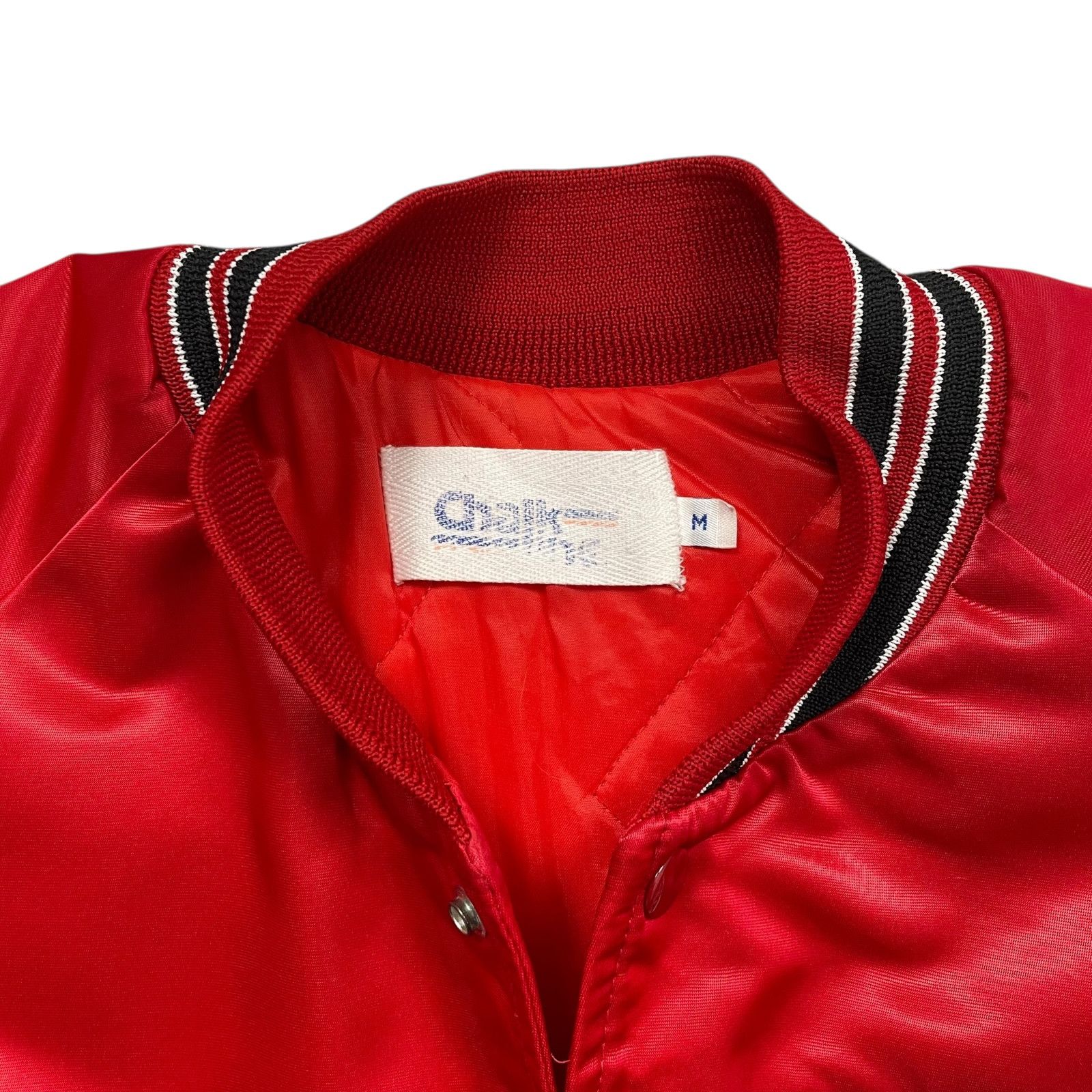 NBA VTG 90s CHICAGO BULLS CHALK LINE SATIN BOMBER JACKET SIZE M Size US M / EU 48-50 / 2 - 6 Thumbnail