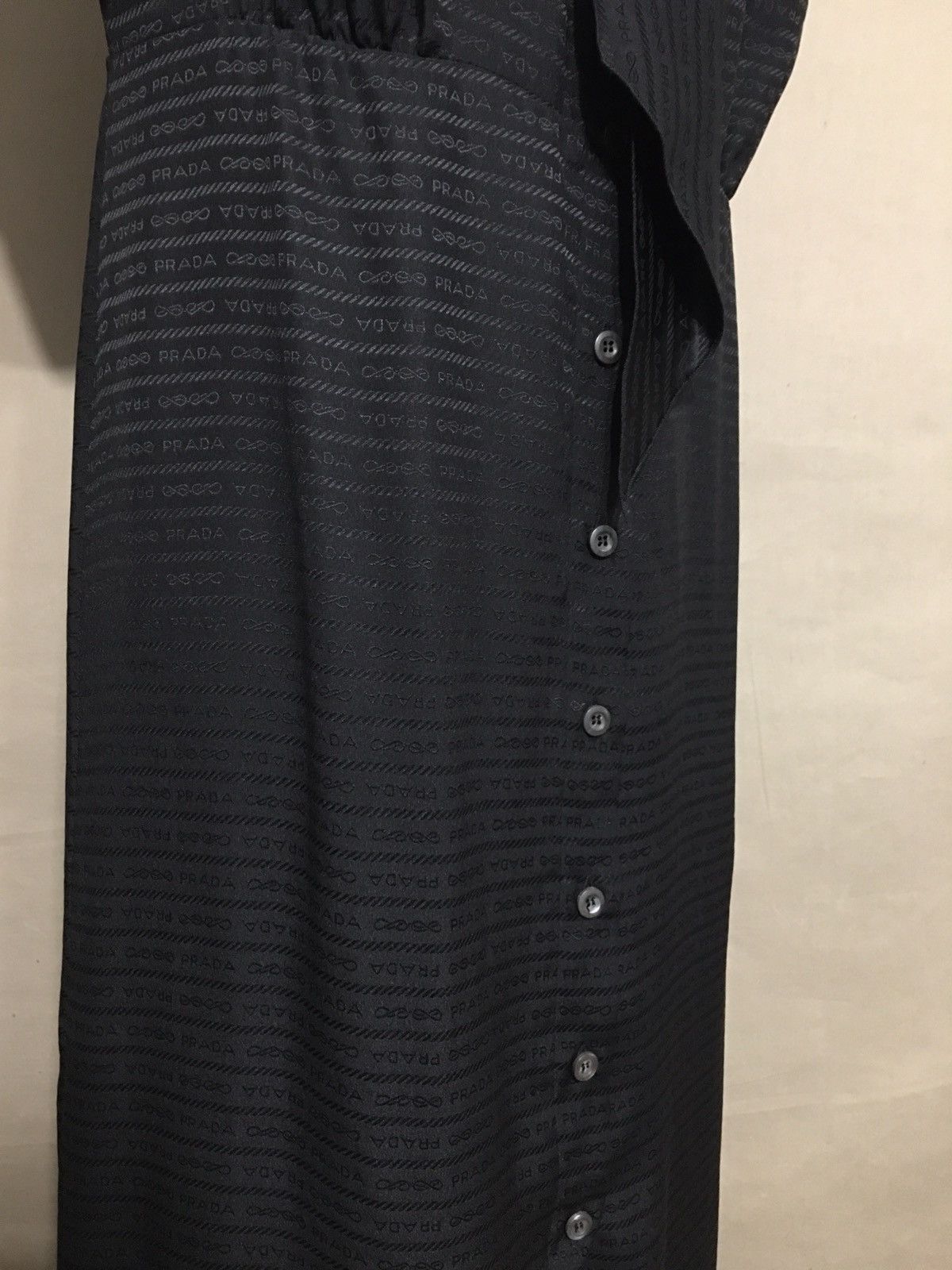 Prada PRADA x Raf Simons F/W 2022 Silk Jacquard Logo Dress IT 44 Size M / US 6-8 / IT 42-44 - 12 Thumbnail