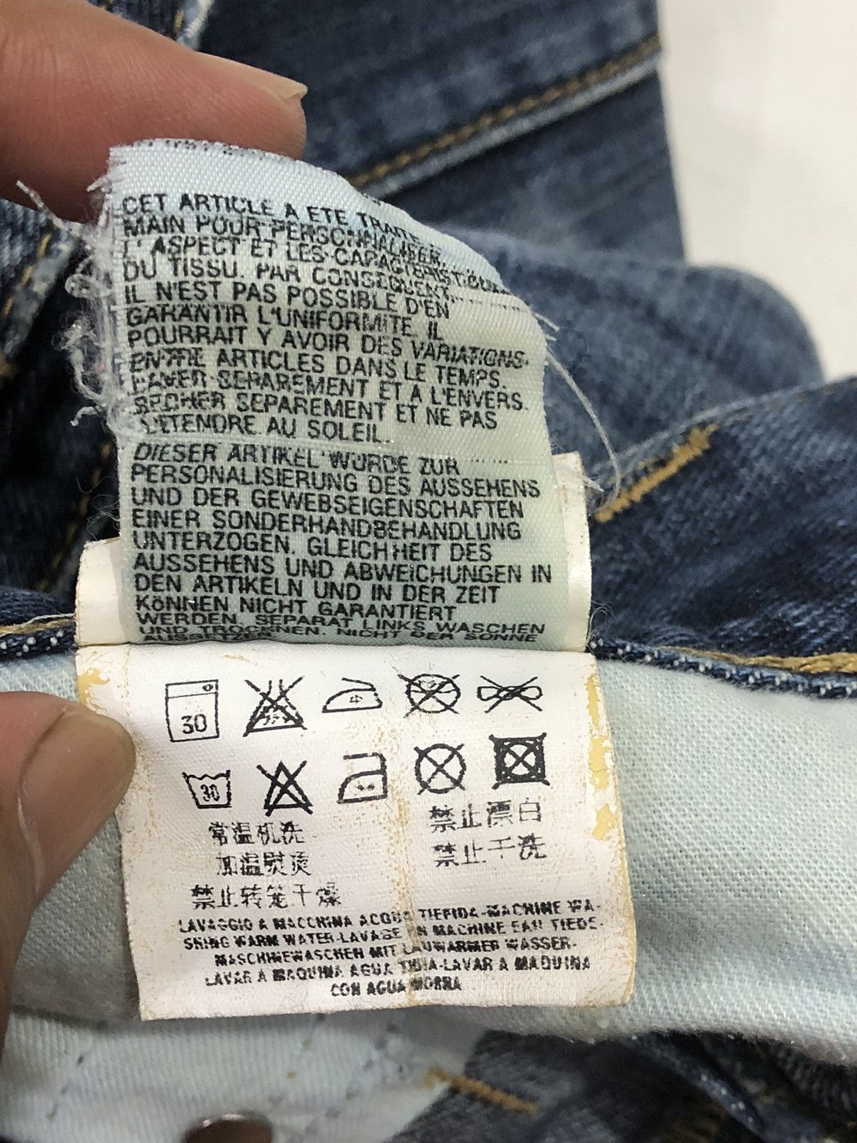 Replay EMBROIDERY REPLAY BRAND JEANS Size 30" / US 8 / IT 44 - 12 Thumbnail