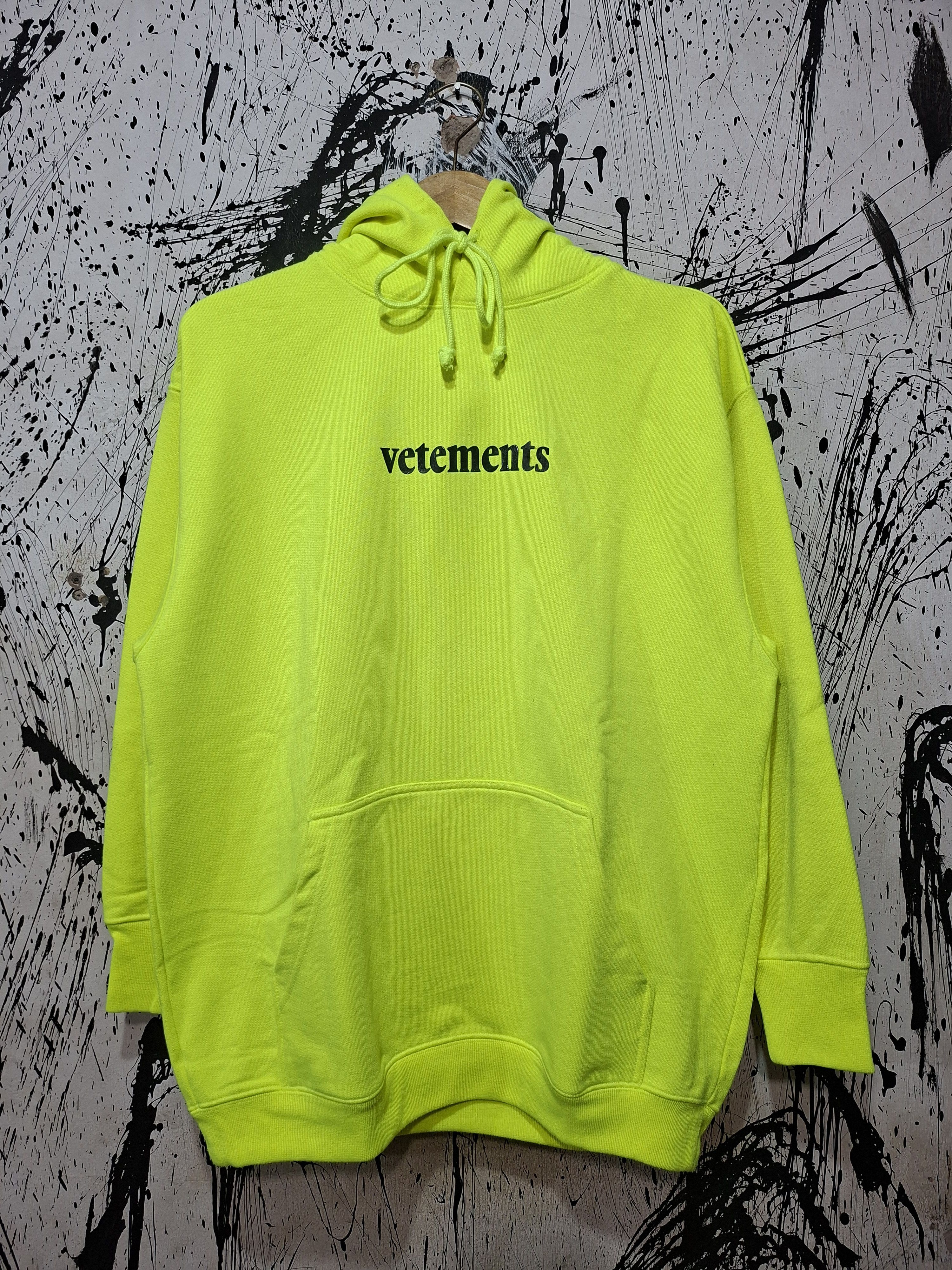 トップス VETEMENTS 20AW LOGO SWEAT SHIRT GREEN VETEMENTS 20AW LOGO