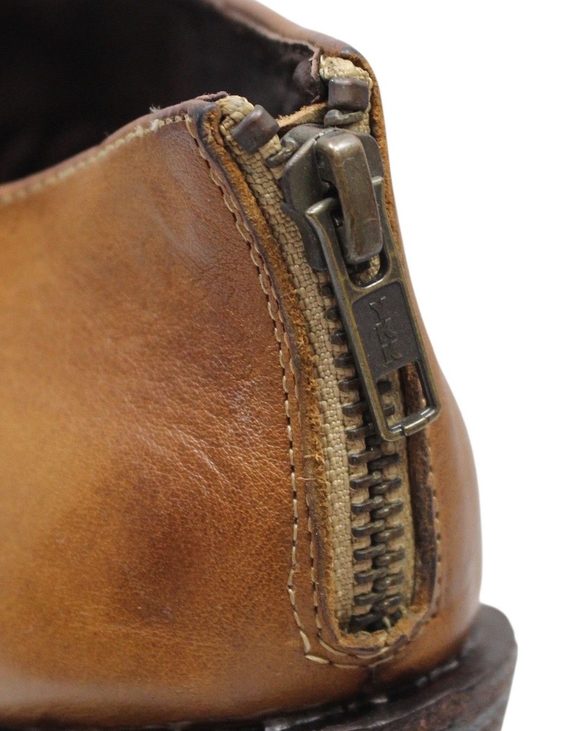 Designer 2000S INITIAL LEATHER WEDGE BOOTS – VERO CUOIO MADE Size US 7 / IT 37 - 8 Thumbnail
