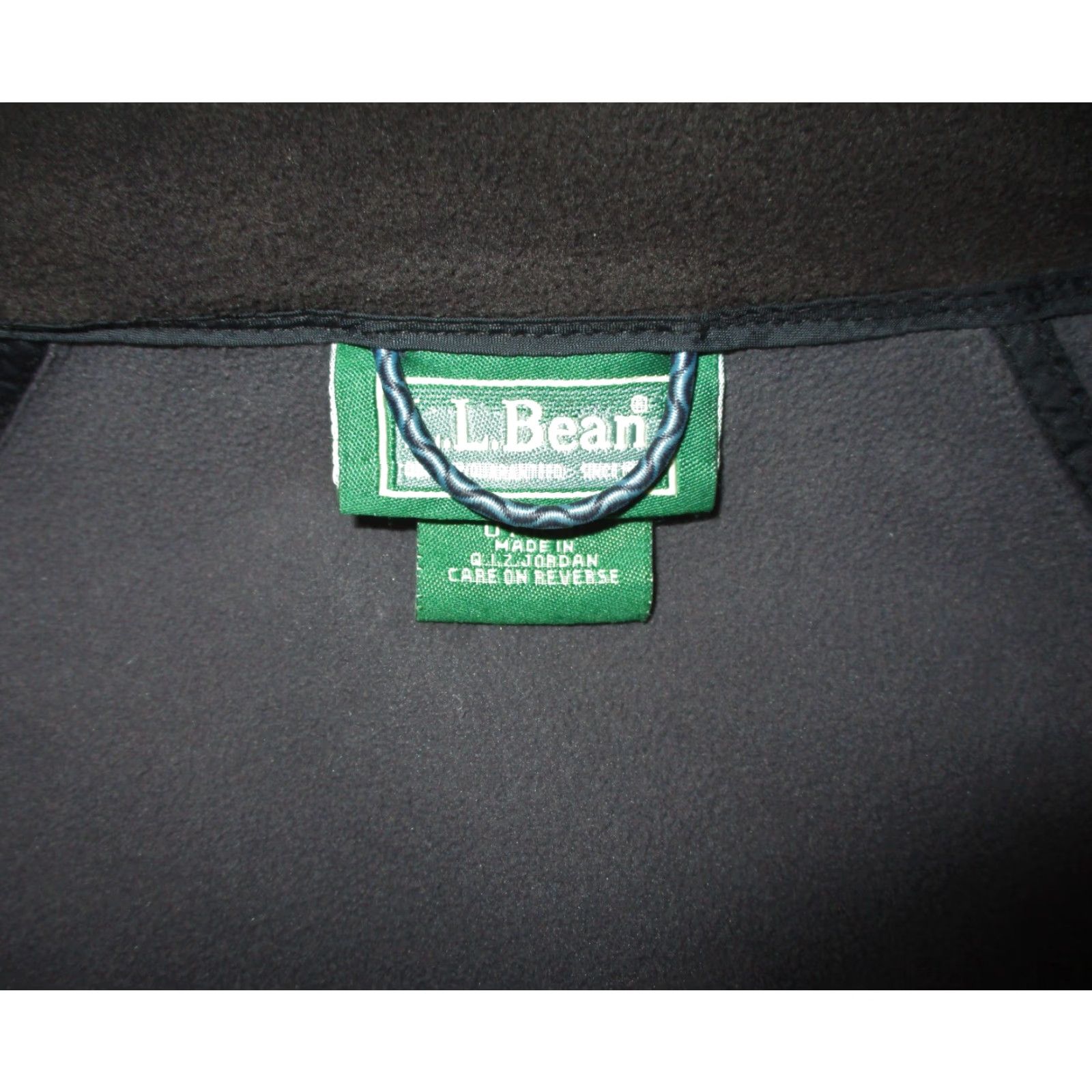 L.L. BEAN Blue Full Zip Jacket Size L Reg.