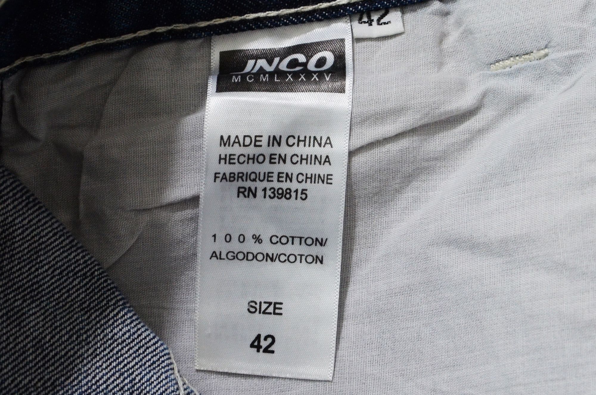 JNCO JNCO Jorts Baggy Rare Streetwear 90s/Y2K Unused Vintage Size US 42 / EU 58 - 16 Thumbnail