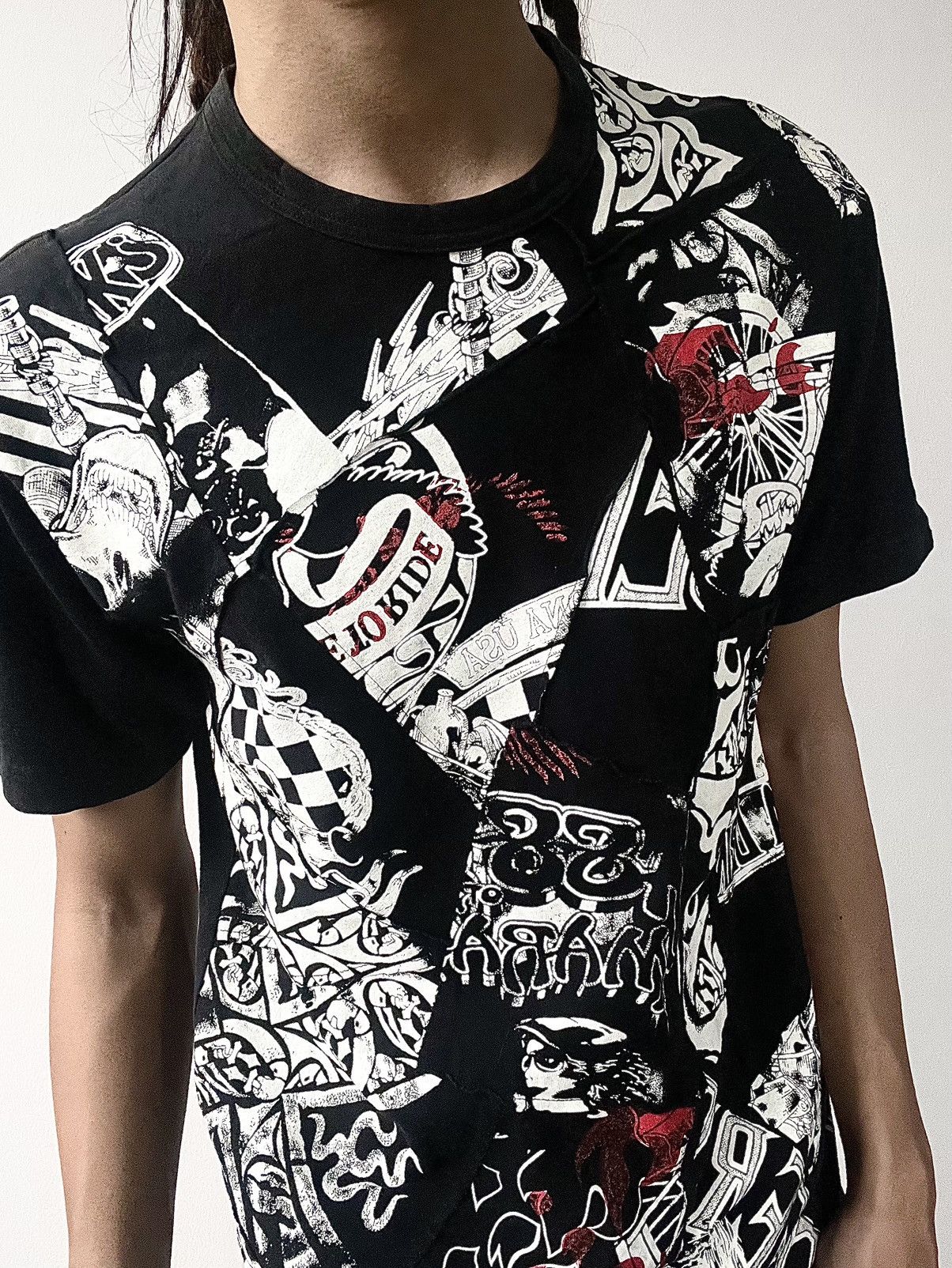 Comme des Garcons Junya Wanatabe X Comme Des Garcons Patchwork Tee Size US M / EU 48-50 / 2 - 2 Thumbnail
