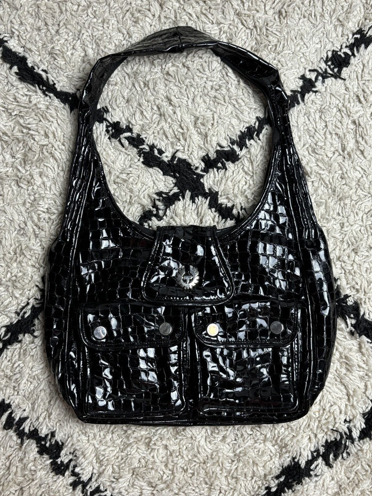 Belstaff Archive Belstaff Avant Garde Leather Biker Hand Bag Y2K Rare Size ONE SIZE - 1 Thumbnail