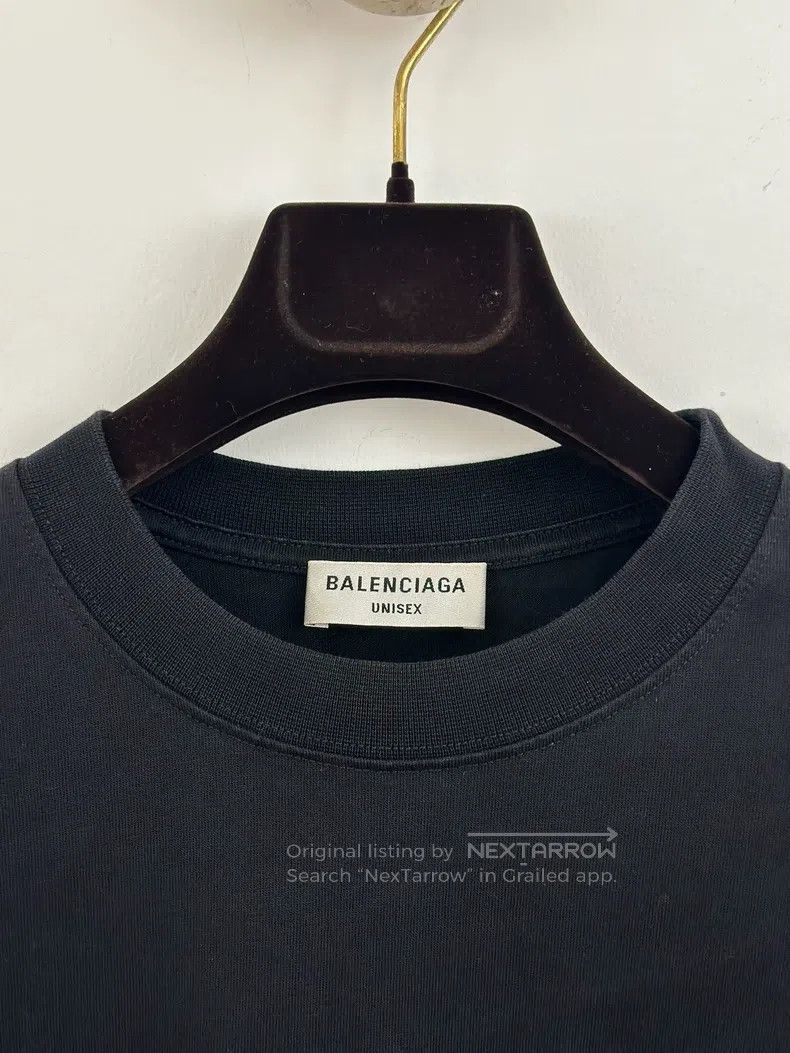 Balenciaga Balenciaga Black round neck short-sleeve Size US M / EU 48-50 / 2 - 3 Thumbnail