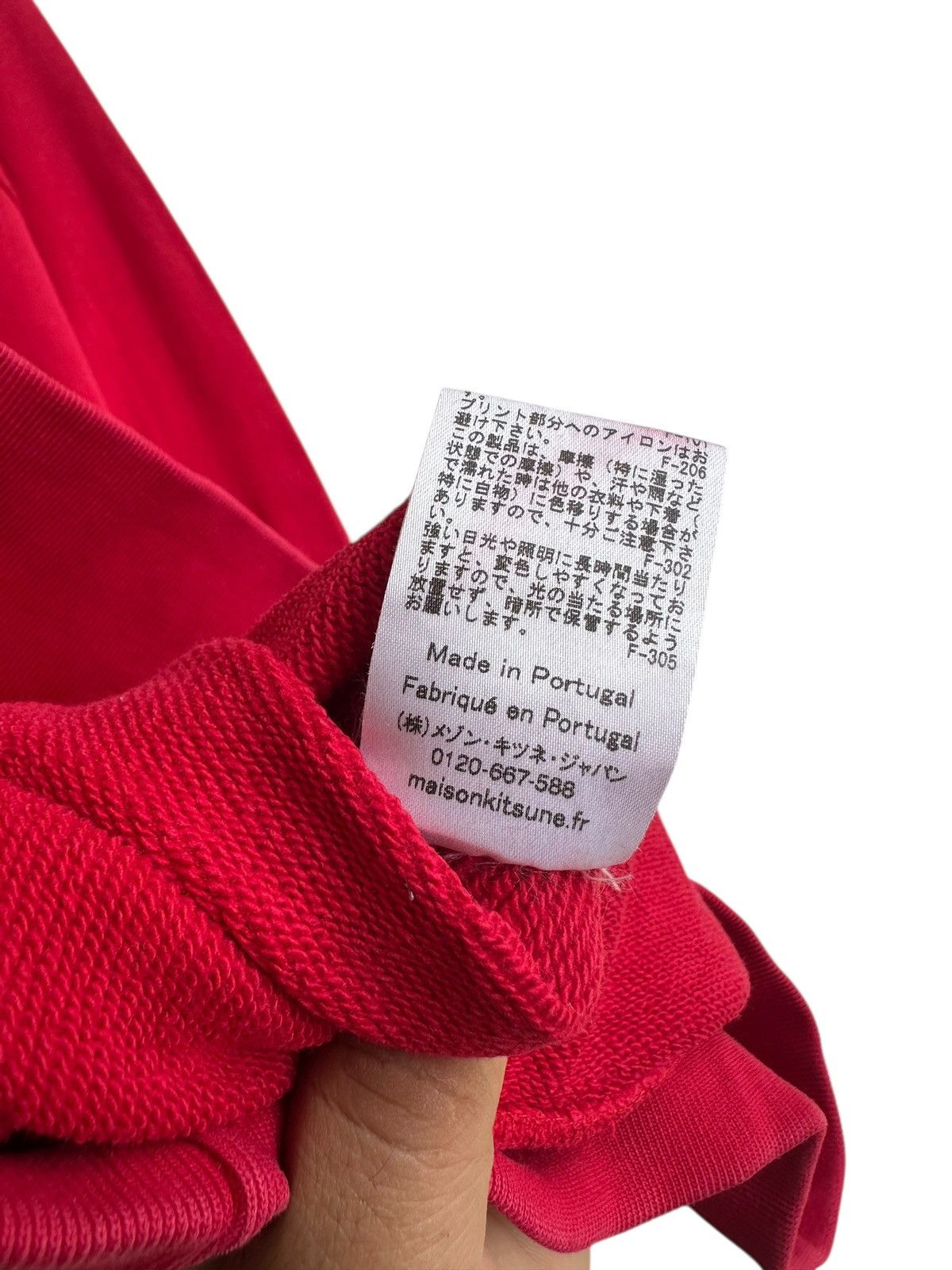 Maison Kitsune Maison Kitsune Parisien Spellout Sweatshirt Size XS fit S/M Size US S / EU 44-46 / 1 - 3 Thumbnail