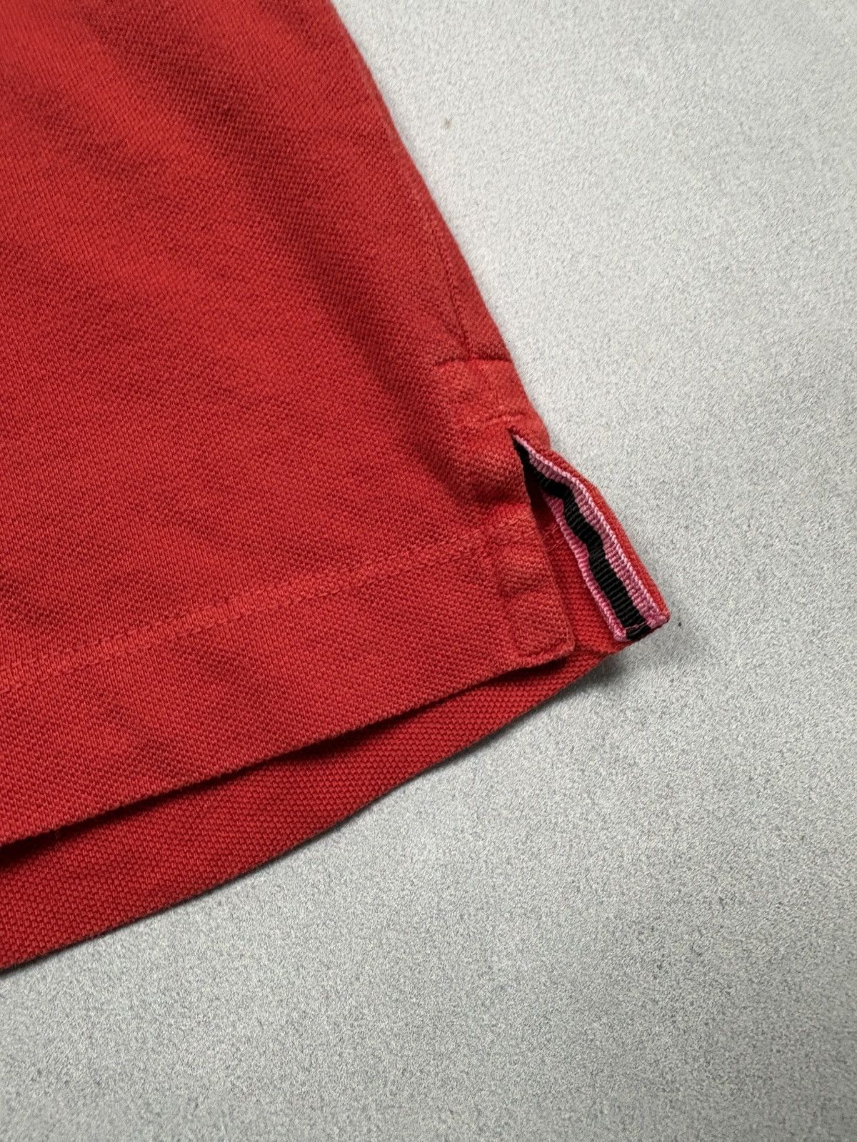 Stone Island Stone Island Slim Fit Red Compass Patch Program Polo Classic Size US L / EU 52-54 / 3 - 3 Thumbnail