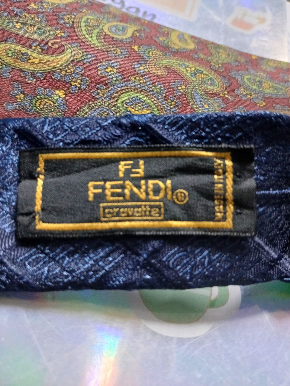 Fendi Tie Fendi Size ONE SIZE - 5 Thumbnail