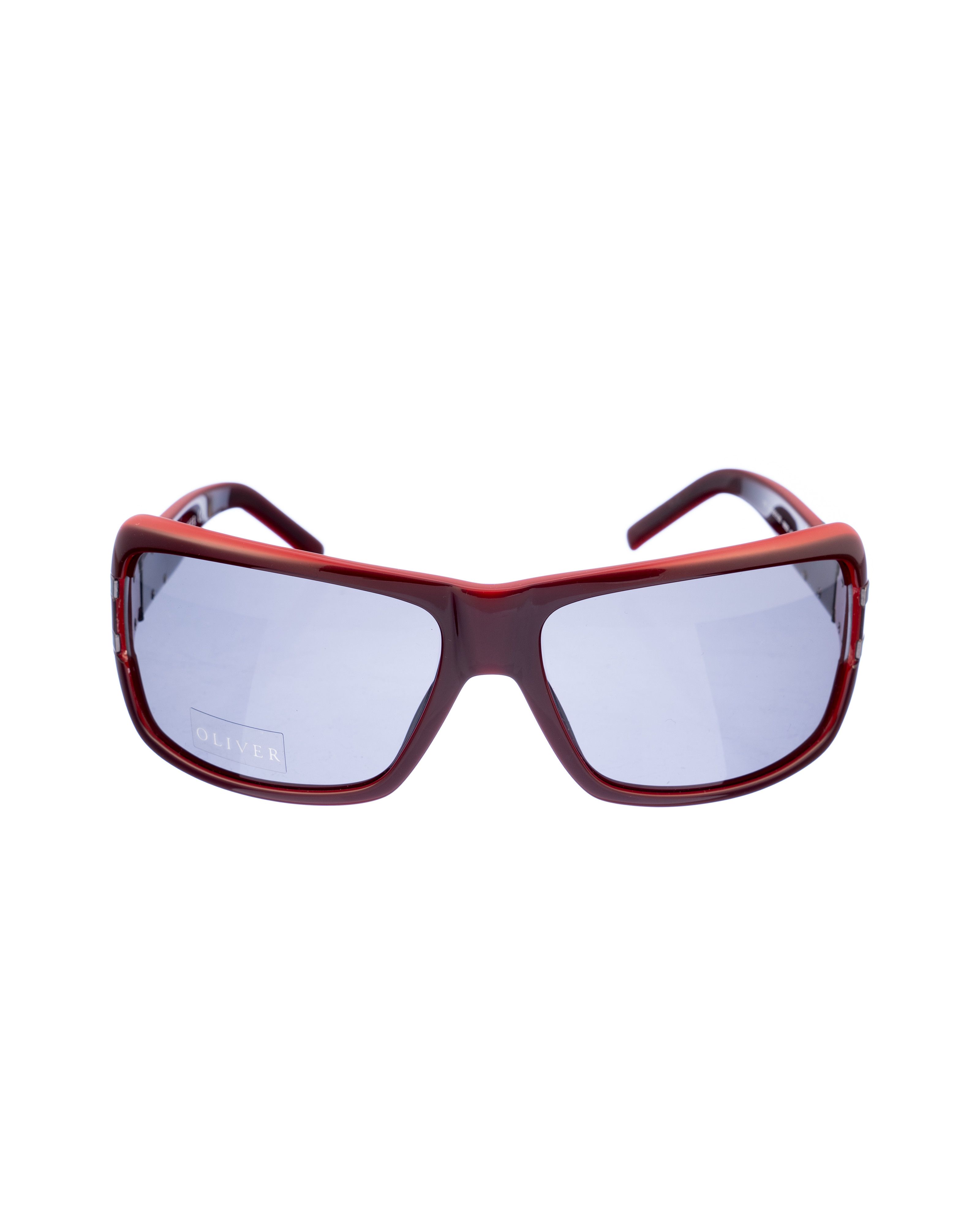 Valentino Oliver by Valentino 00s Red & Black Wraparound Sunglasses Size ONE SIZE - 1 Thumbnail