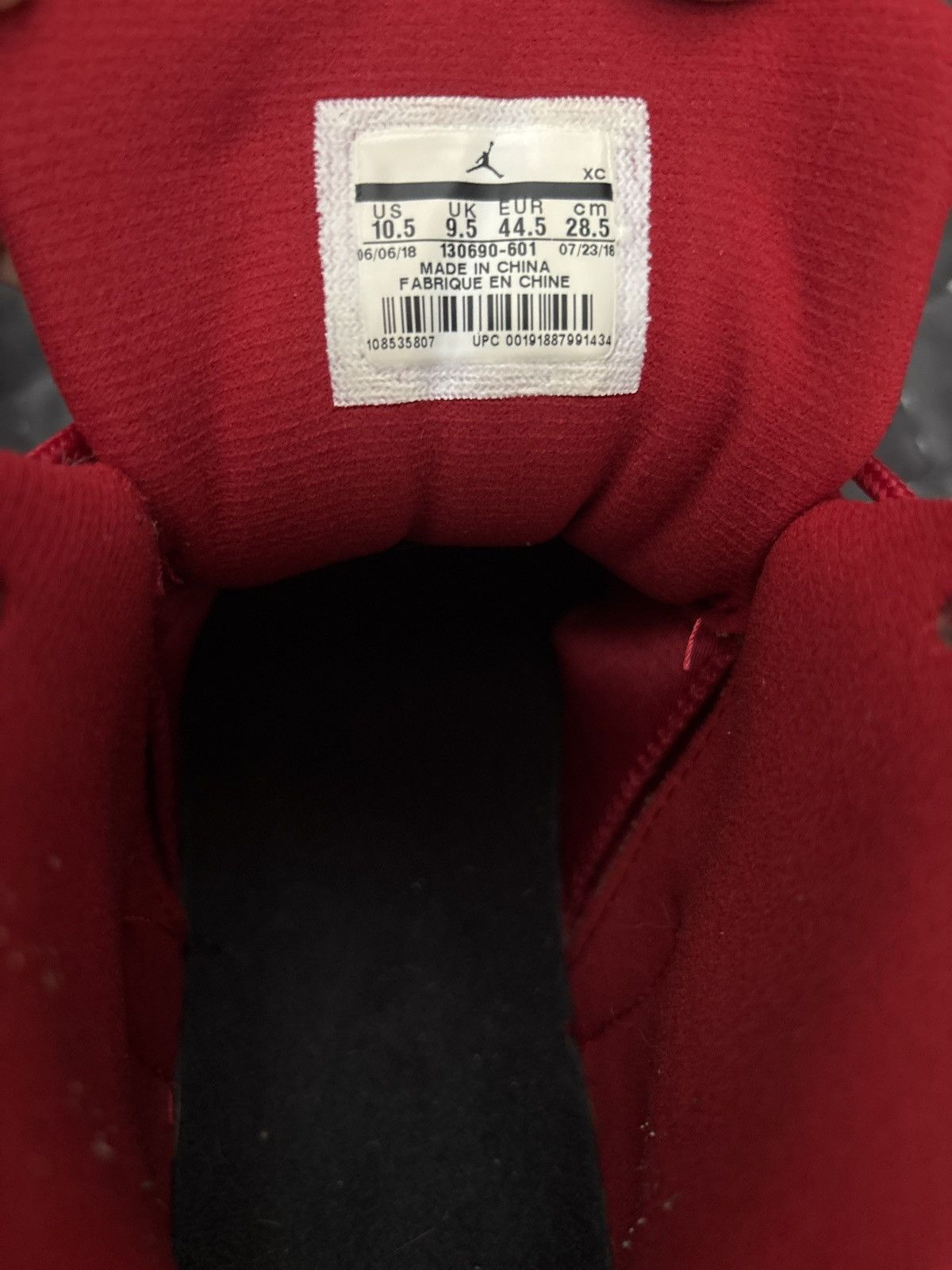 Jordan Brand AIE JORDAN 12 RETRO “Gym Red” 2018 Size US 10.5 / EU 43-44 - 6 Thumbnail