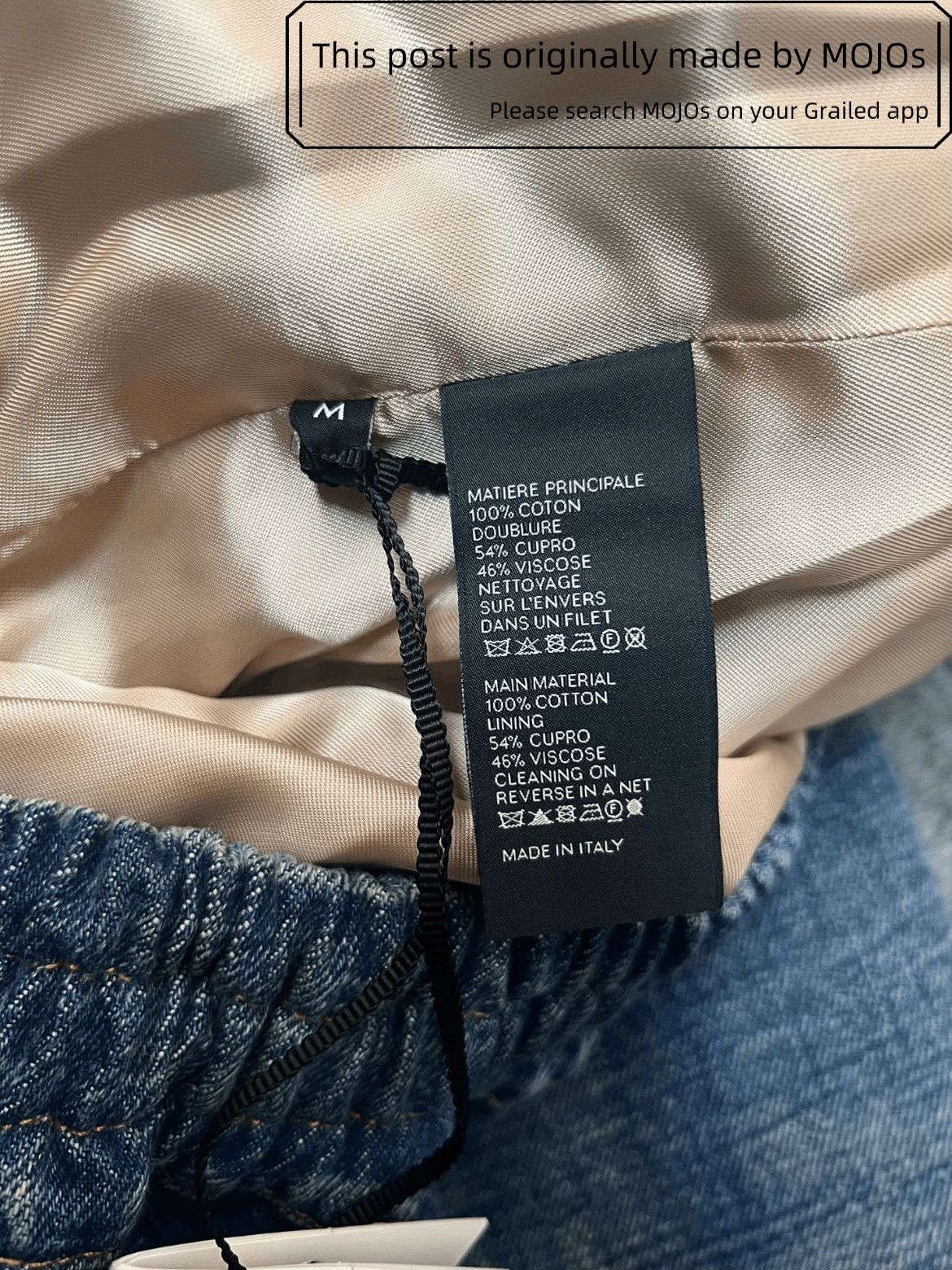 Celine Sz M Celine 22SS Golden Star Zip-up Denim Jacket mojos15947 Size US M / EU 48-50 / 2 - 5 Thumbnail