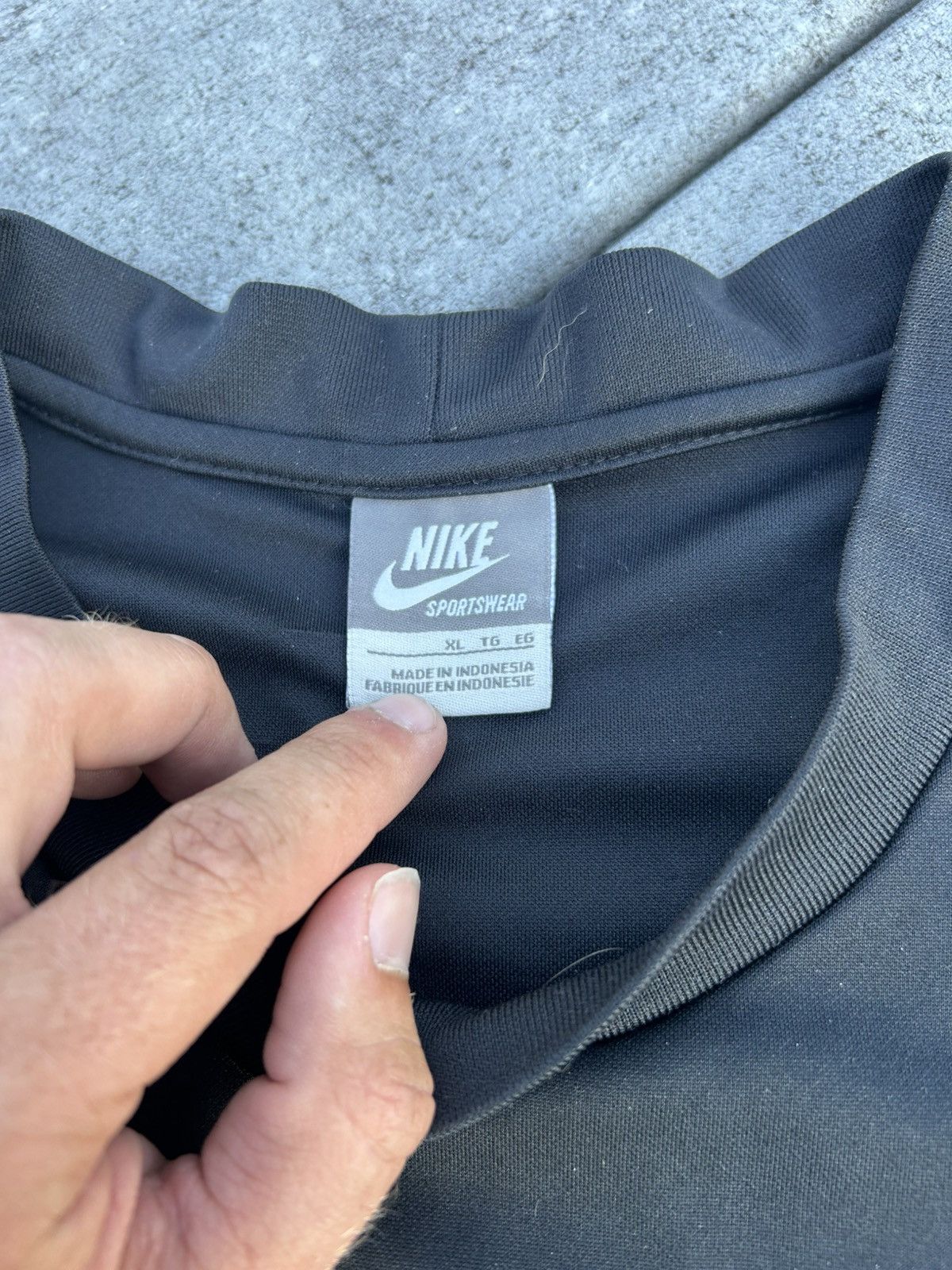 Nike × Vintage Y2K Nike Center swoosh shirt Size US XL / EU 56 / 4 - 3 Thumbnail