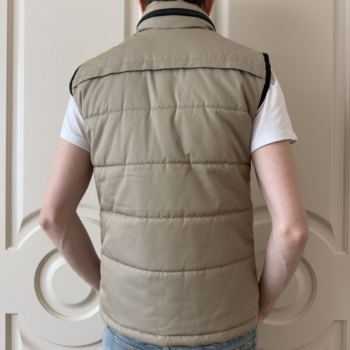 Balmain Balmain S/S 2012 Decarnin Padded Khaki Vest Size US S / EU 44-46 / 1 - 3 Thumbnail