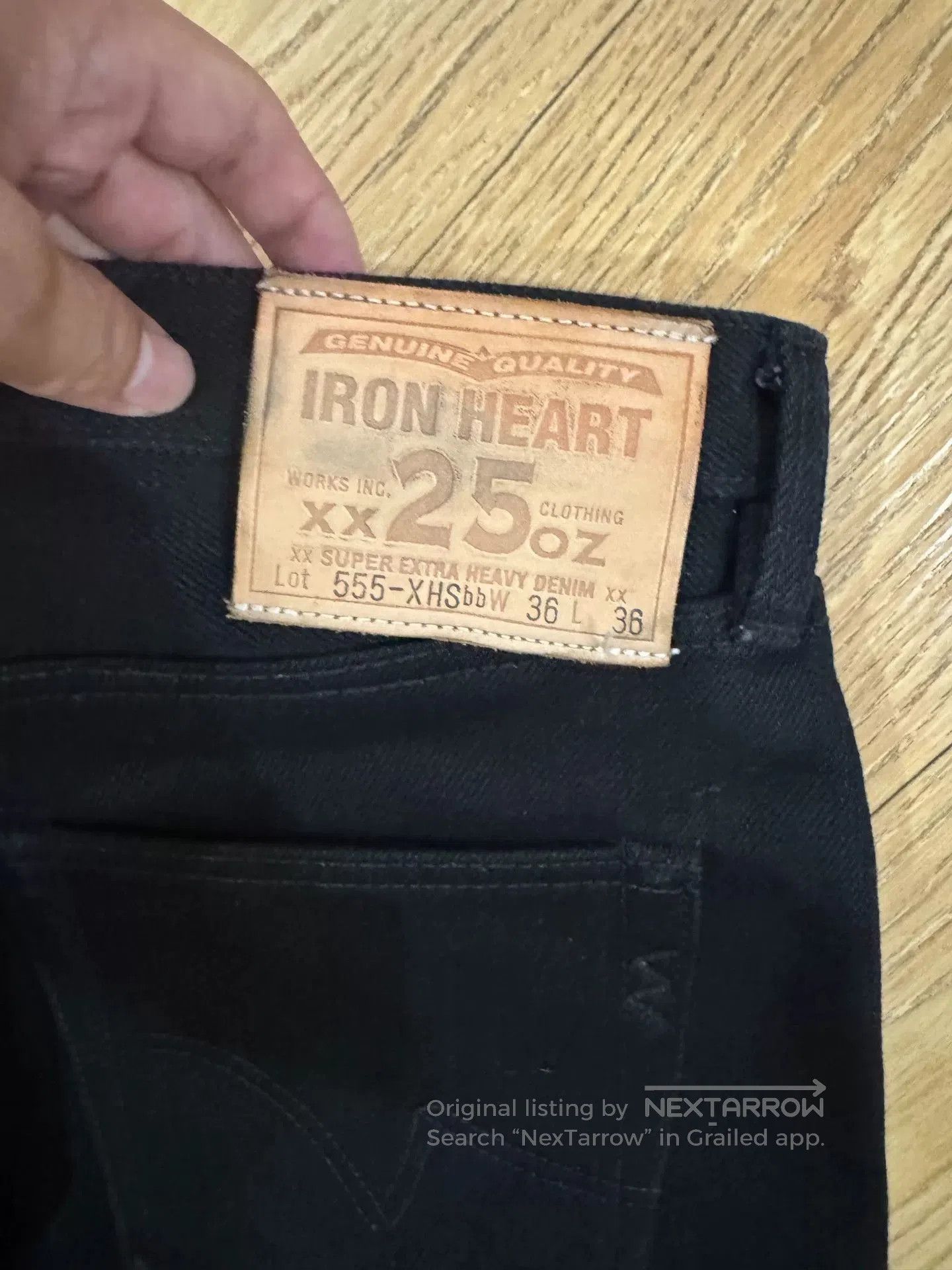 Iron Heart Rare Iron Heart Black Denim Pants. Size US 36 / EU 52 - 6 Thumbnail
