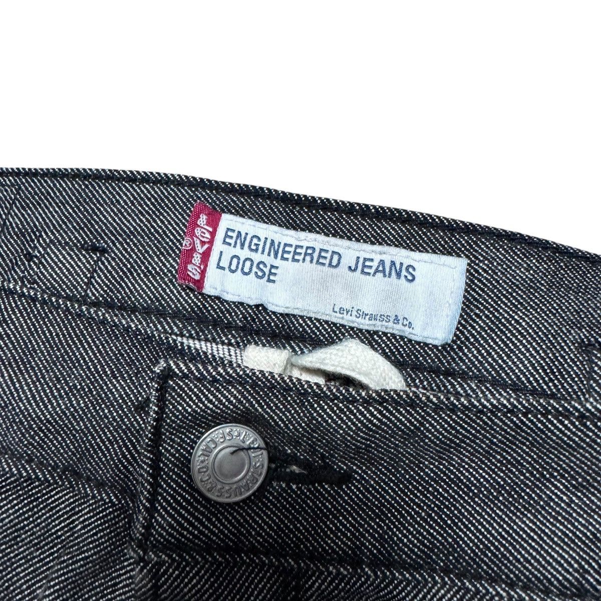 Levi's Vintage Levis Engineered Black Denim Jeans Twisted cut Size US 29 - 6 Thumbnail