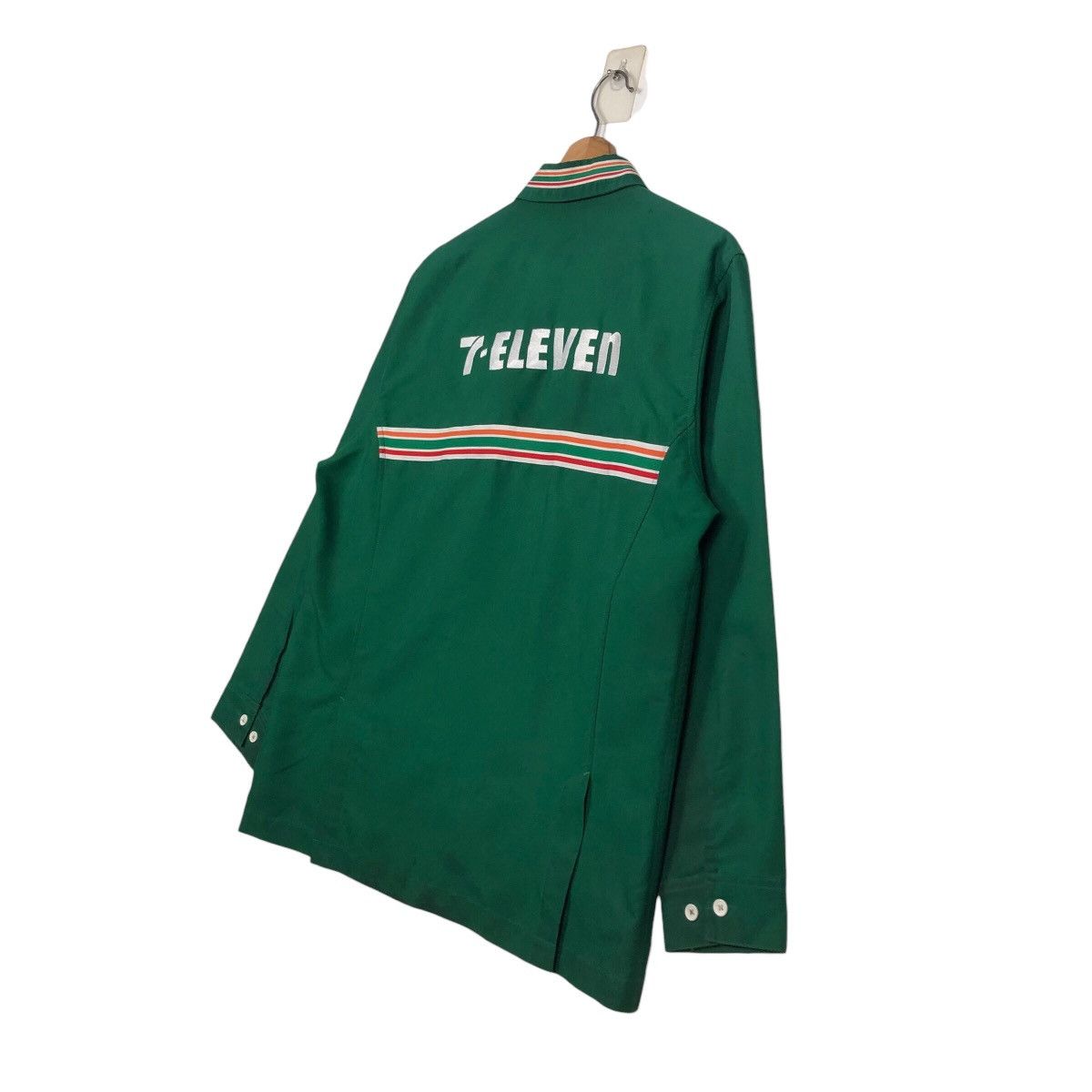 Japanese Brand 📌Vintage Chore Worker Jacket 7-Eleven Spell Out Big Logo Size US M / EU 48-50 / 2 - 11 Thumbnail