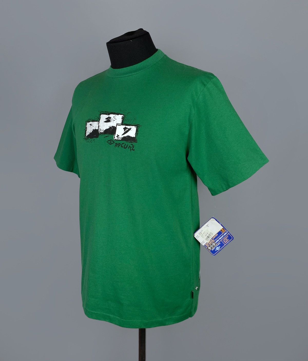 Rip Curl 90s RIP CURL S*ck Sh*t Single Stitch SS Surf Crew T-Shirt S Size US S / EU 44-46 / 1 - 6 Thumbnail