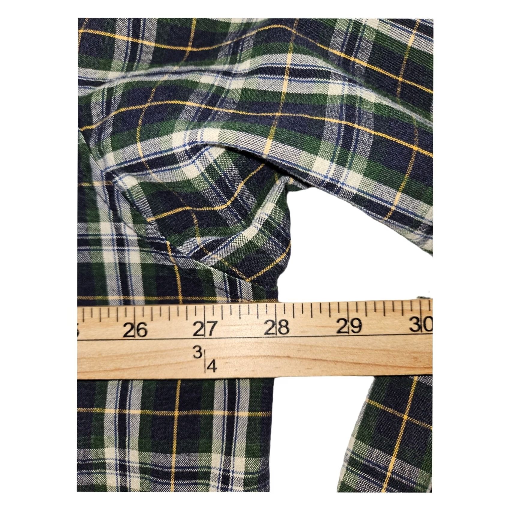 Abercrombie & Fitch Abercrombie & Fitch Button-Down Men’s XLB Plaid Casual Travel Workwear Multicolor Cotton Big & Tall Button-Up Shirt Size US XL / EU 56 / 4 - 3 Thumbnail