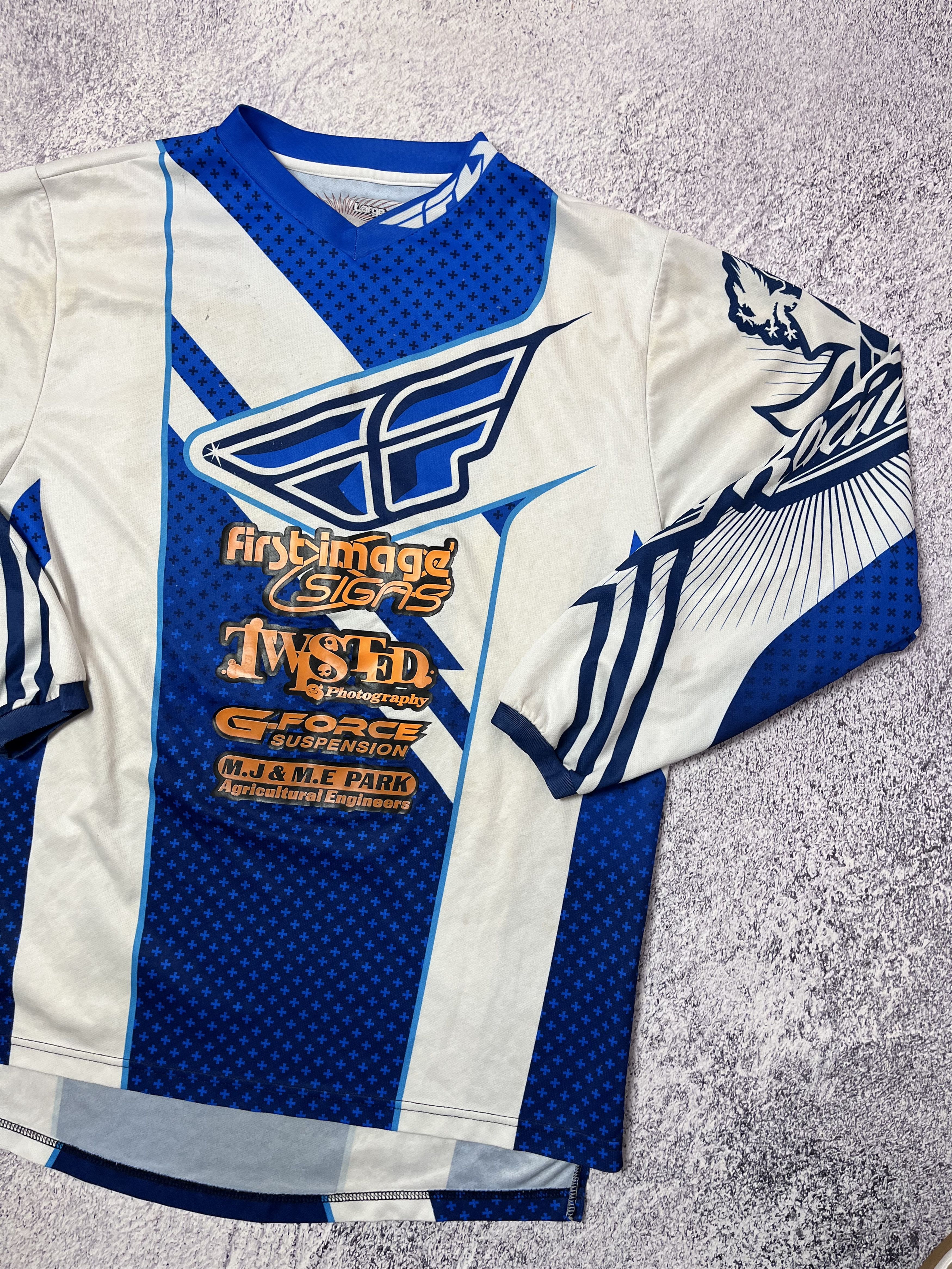 Other Racer motorcycle racing Moto T-shirt jersey size L Parky #46 Size US L / EU 52-54 / 3 - 2 Thumbnail