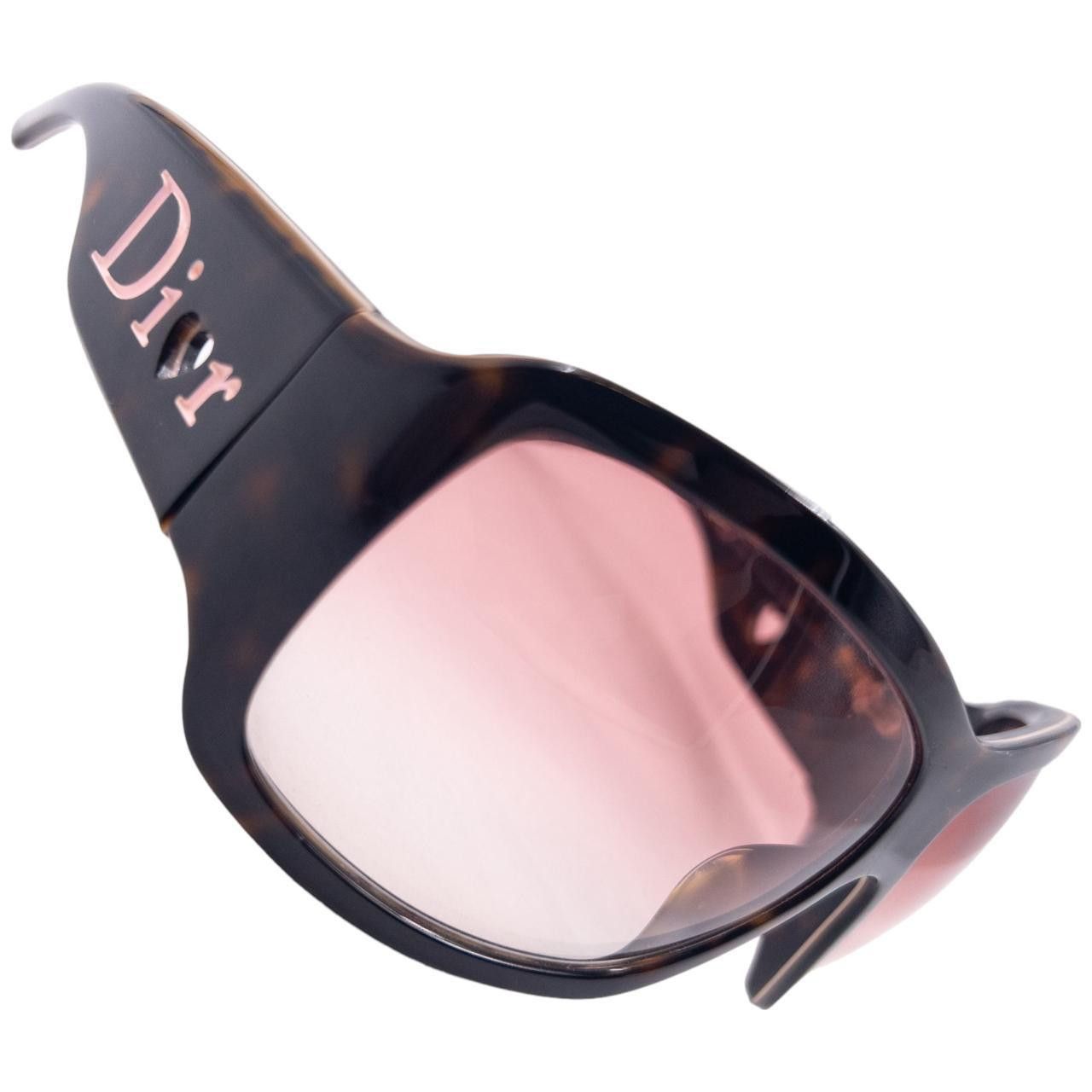 Dior Vintage Dior Tortoise Shell Heart Sunglasses Size ONE SIZE - 4 Thumbnail
