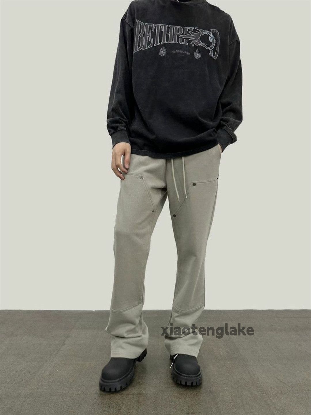 Designer × Japanese Brand × Vintage utility skate hiphop carpenter workwear sweatpants Size US 28 / EU 44 - 1 Thumbnail