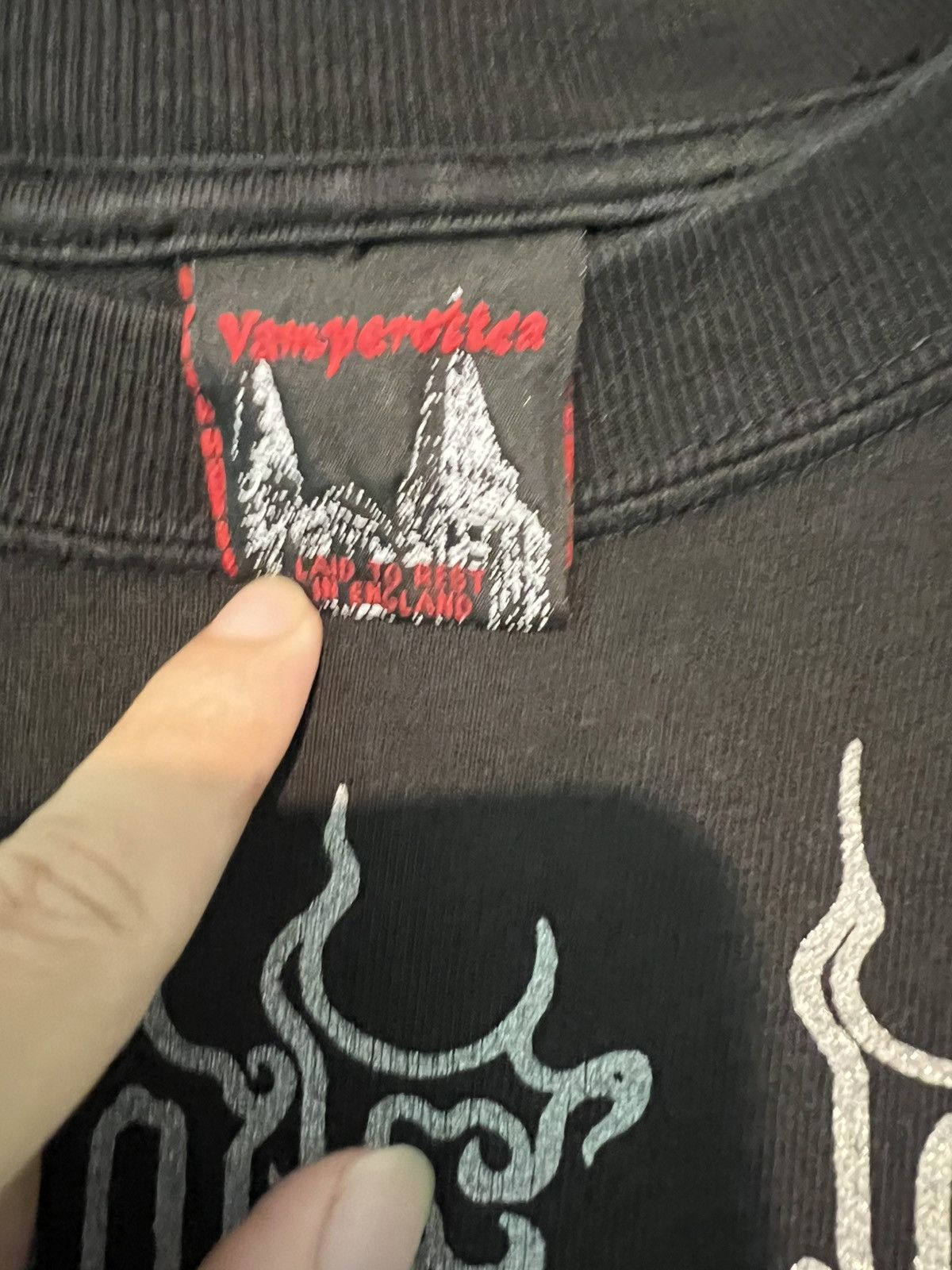 Vintage Vintage [ Cradle Of Filth Tour 1997’s ] Size US XL / EU 56 / 4 - 7 Thumbnail