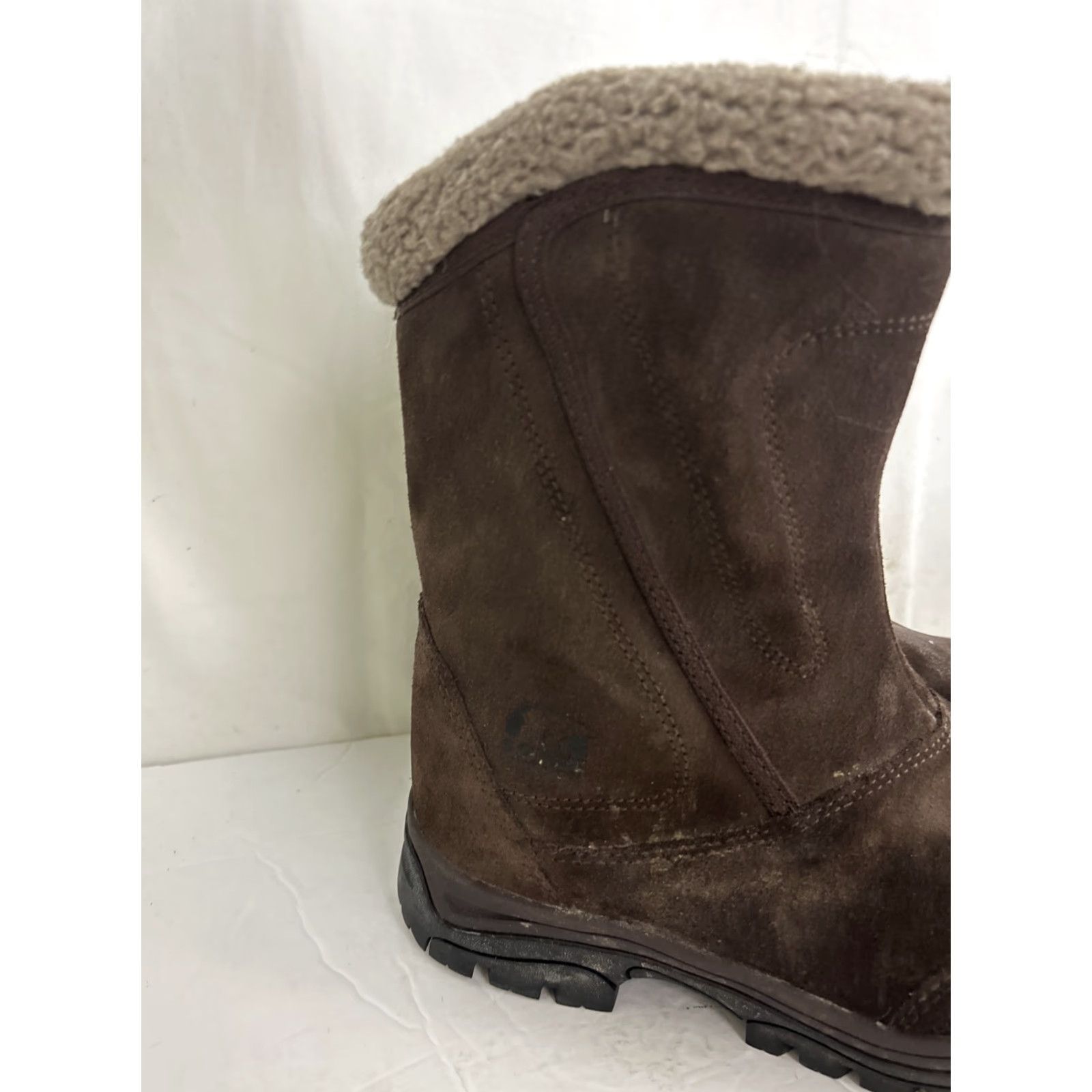 SOREL Sorel Women's WaterFall Boots Brown Suede WaterFall Boots Winter Boots WaterFall Boots Size 5.5 Brown Suede Zip Up Mid-Calf Women's Boots Size US 6 / IT 36 - 4 Thumbnail