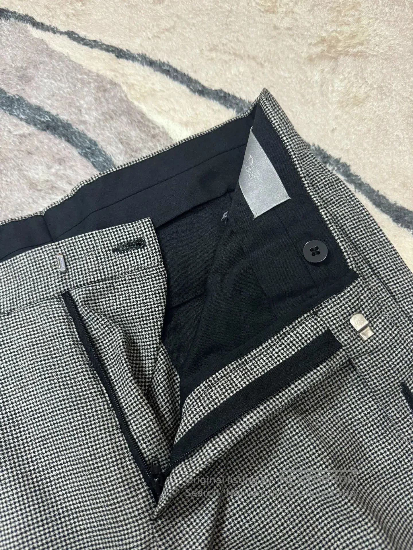 Dior Diorhomme Men's Houndstooth Trousers. Size US 30 / EU 46 - 2 Thumbnail