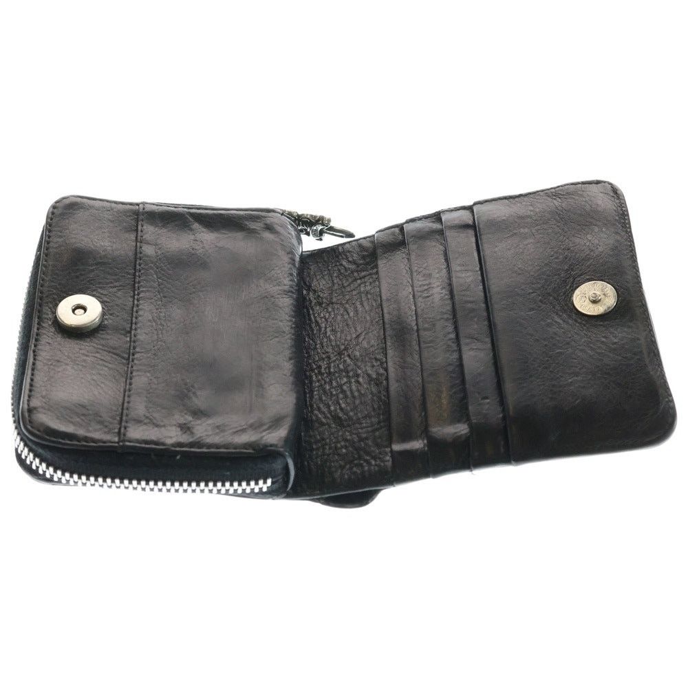 Chrome Hearts Chrome Hearts Square Zip Bill Wallet Black Size ONE SIZE - 6 Thumbnail