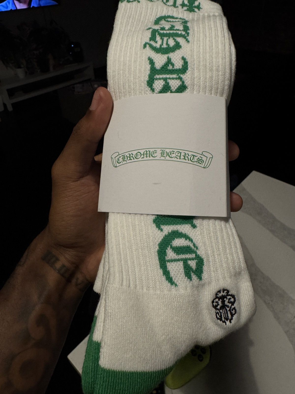 Chrome Hearts × Matty Boy Chrome Hearts Socks Size ONE SIZE - 7 Thumbnail