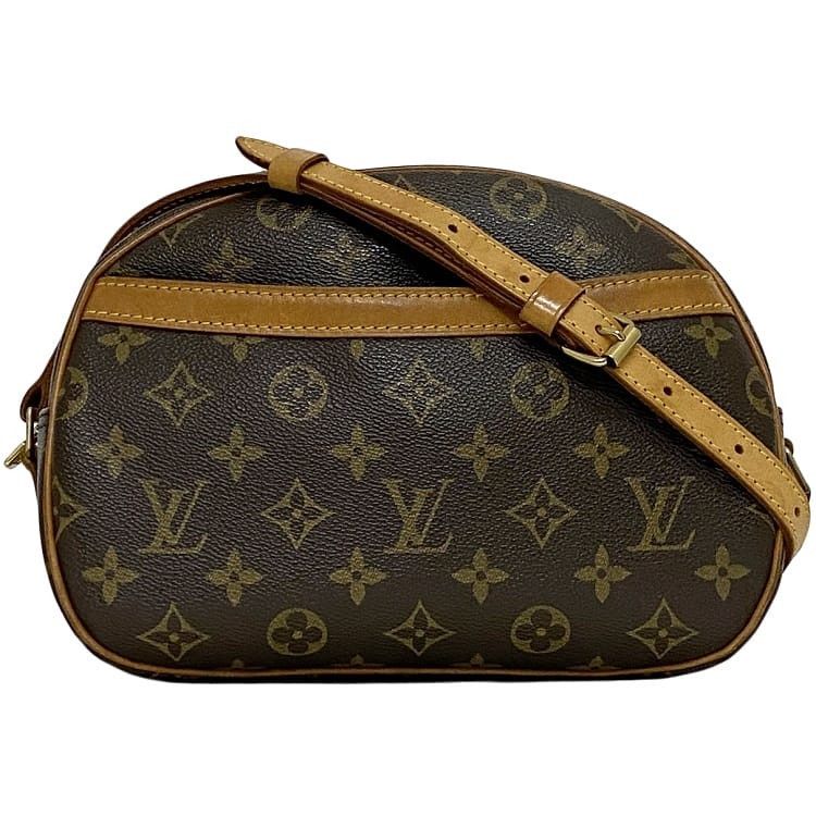 LOUIS VUITTON Shoulder Bag Brown Cotton