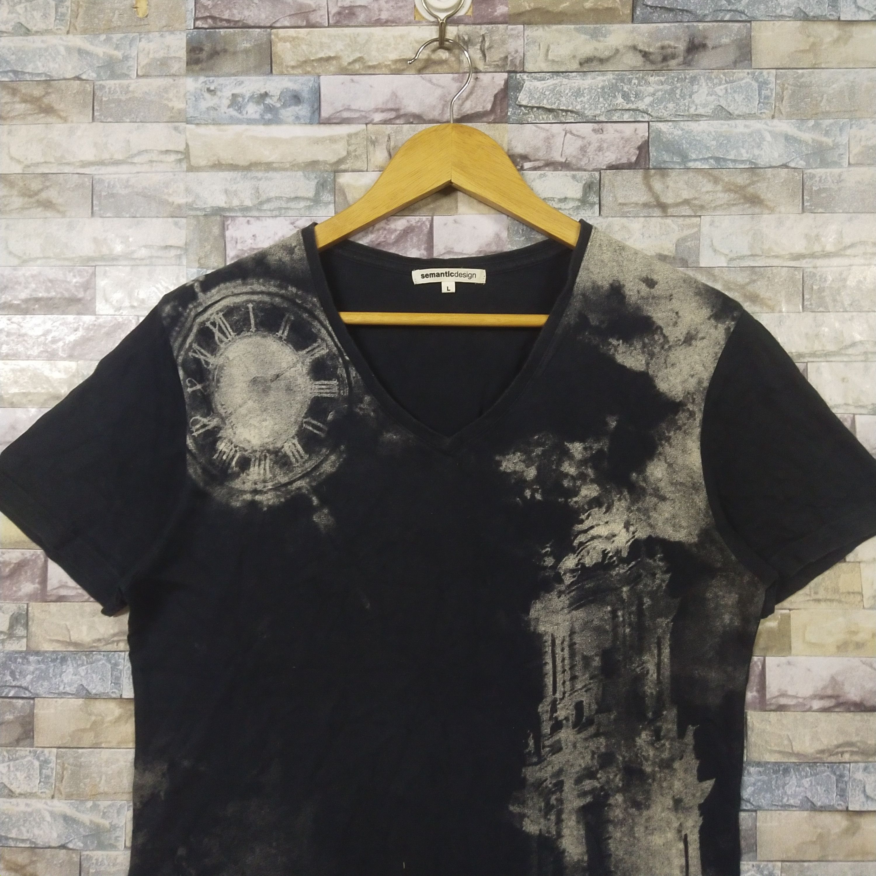 Hysteric Glamour Semantic Design Building Art Tee If Six Was Nine Size US M / EU 48-50 / 2 - 2 Thumbnail