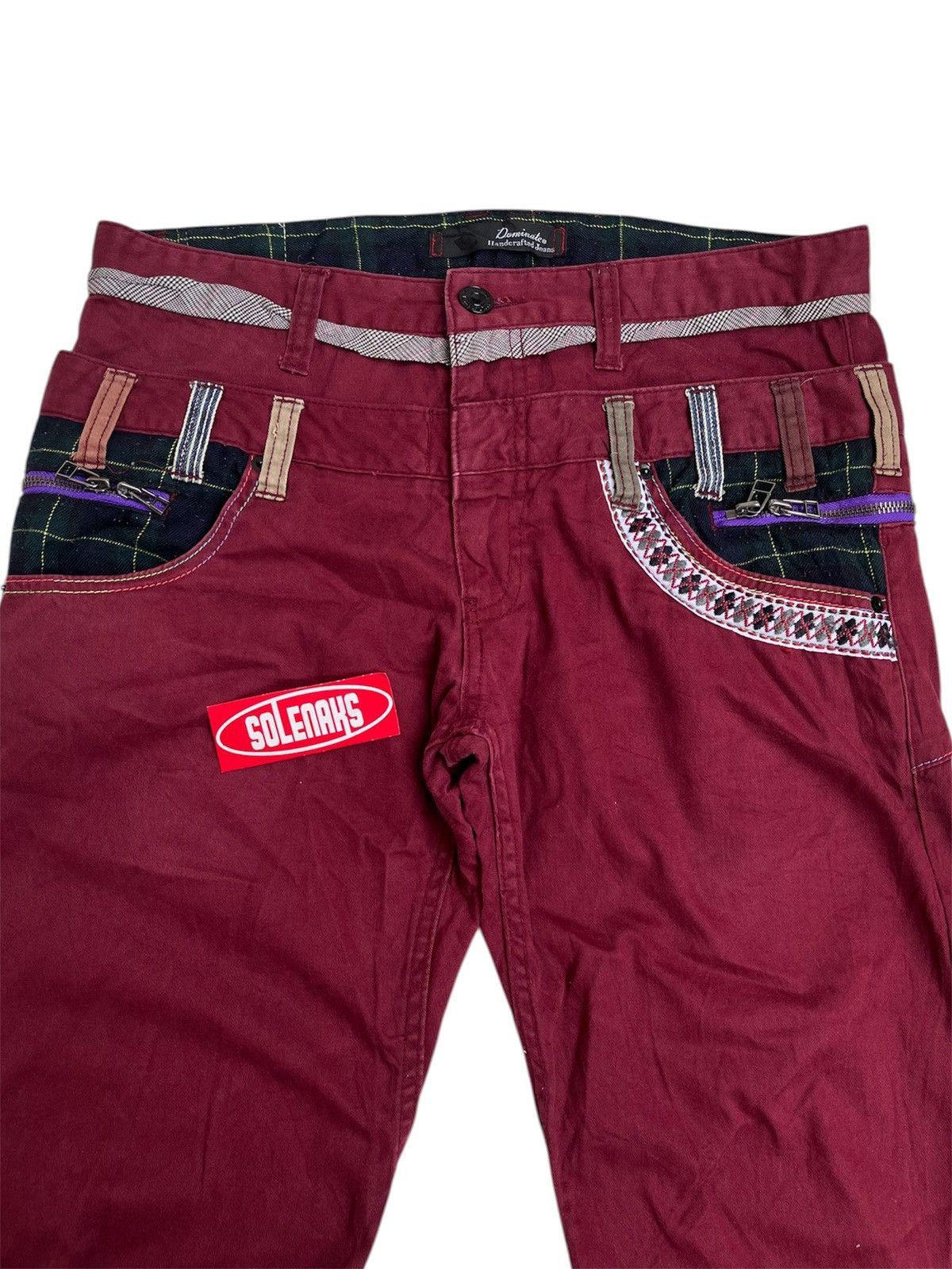 Japanese Brand Y2K Dominate double waist pants punk style vintage Size US 34 / EU 50 - 6 Thumbnail