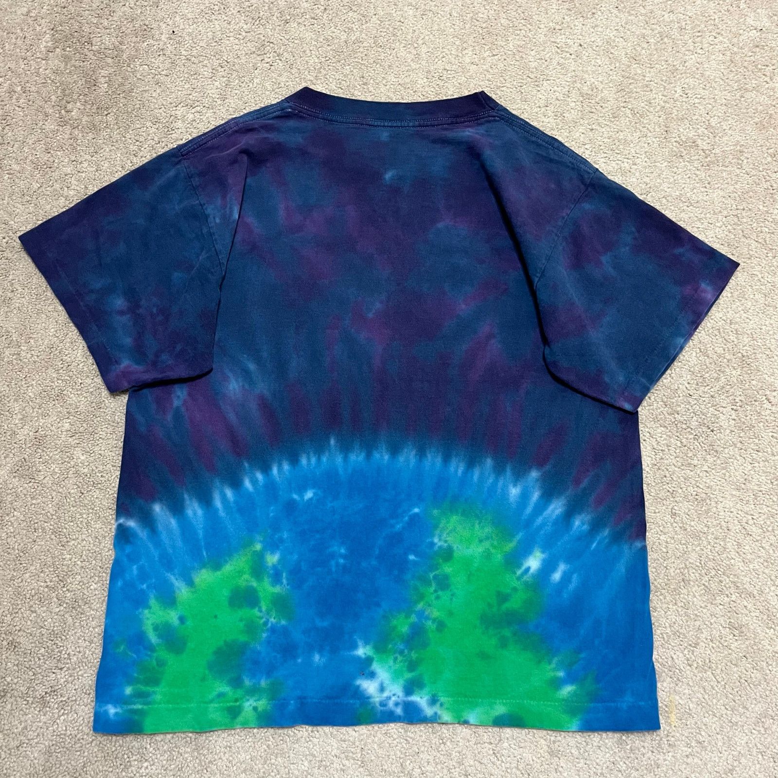 Other Vintage Outer Space Earth and Moon Tye Dyeish Shirt Medium Size US M / EU 48-50 / 2 - 2 Thumbnail
