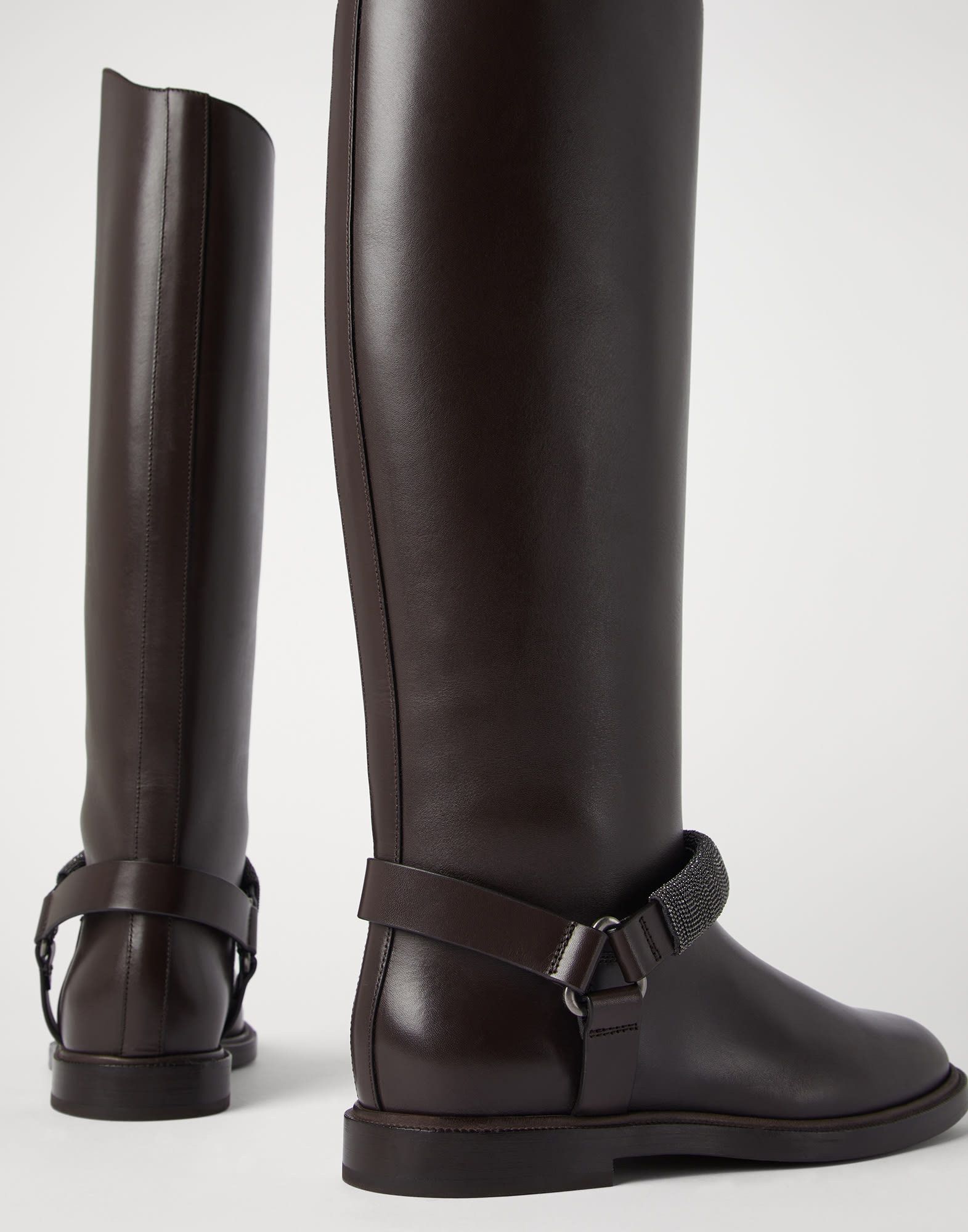 Brunello Cucinelli o1la1rc1a1025 Matte Boots in Brown Size US 9 / IT 39 - 3 Thumbnail