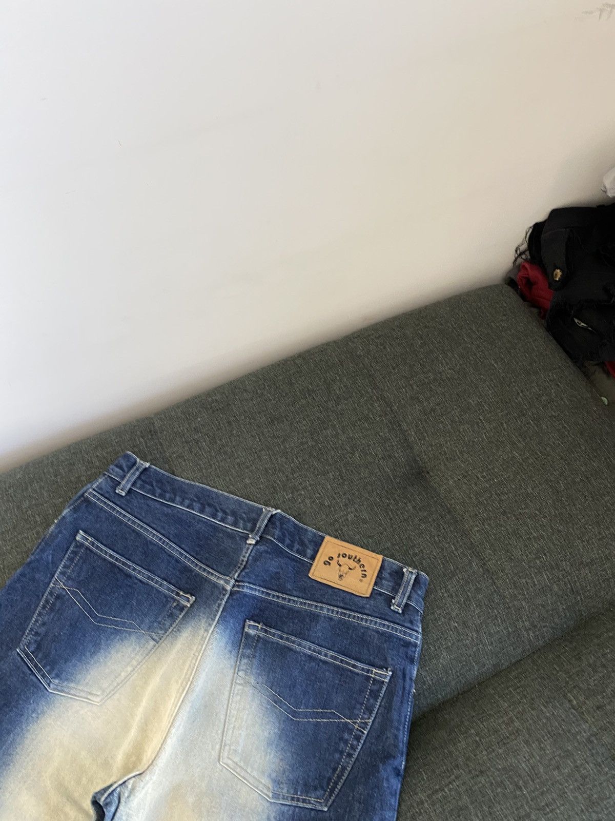 If Six Was Nine Vintage Hysteric Glamour Style Vintage Flared Jeans Washed Size US 34 / EU 50 - 7 Thumbnail