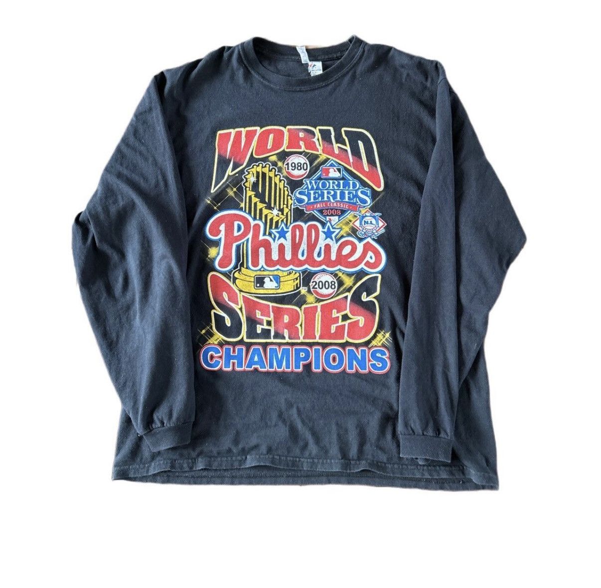 Vintage Vintage Philadelphia Phillies Long Sleeve Tshirt Size US L / EU 52-54 / 3 - 1 Thumbnail