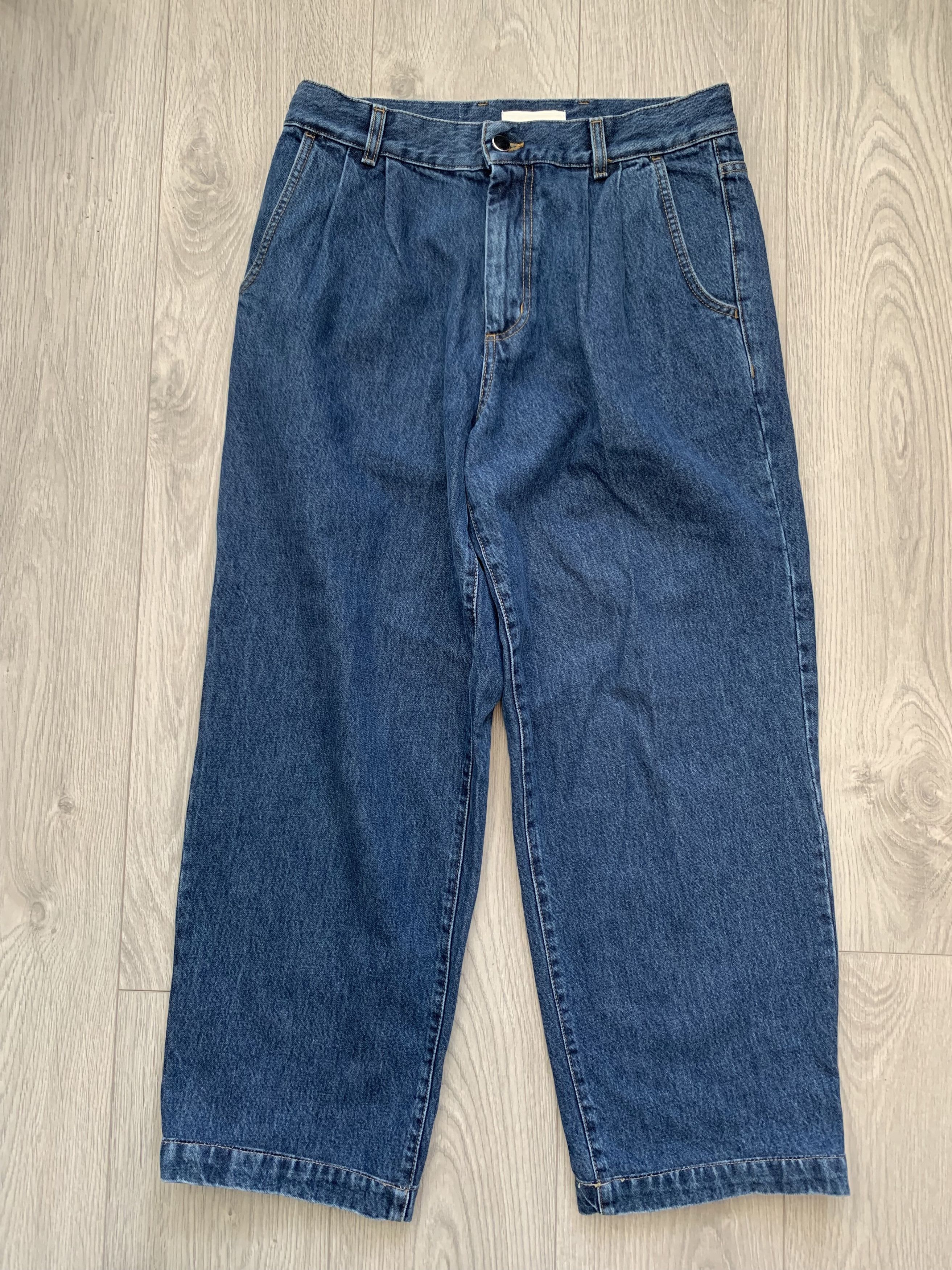 image of Mfpen Big Jeans Washed Blue Medium, Men's (Size 34)
