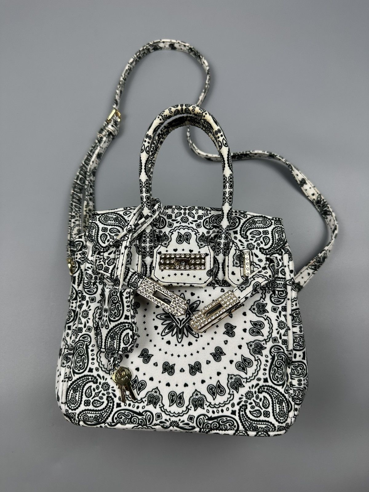 Designer × If Six Was Nine Rare Hermetic Paisley Birkin Inspired By Hermes Birkin Size ONE SIZE - 5 Thumbnail