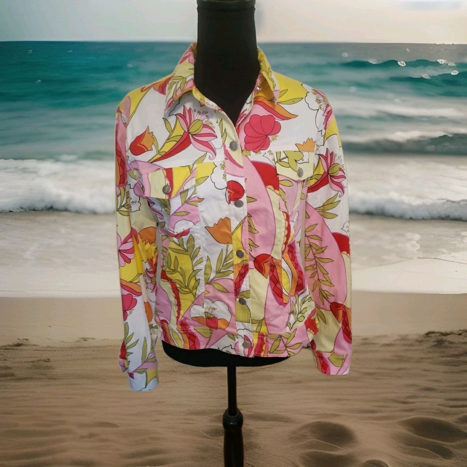 Tori Richard Tori Richard Honolulu Dress Jacket Set Womens 10 Dress 12 Ja Size L / US 10 / IT 46 - 7 Thumbnail
