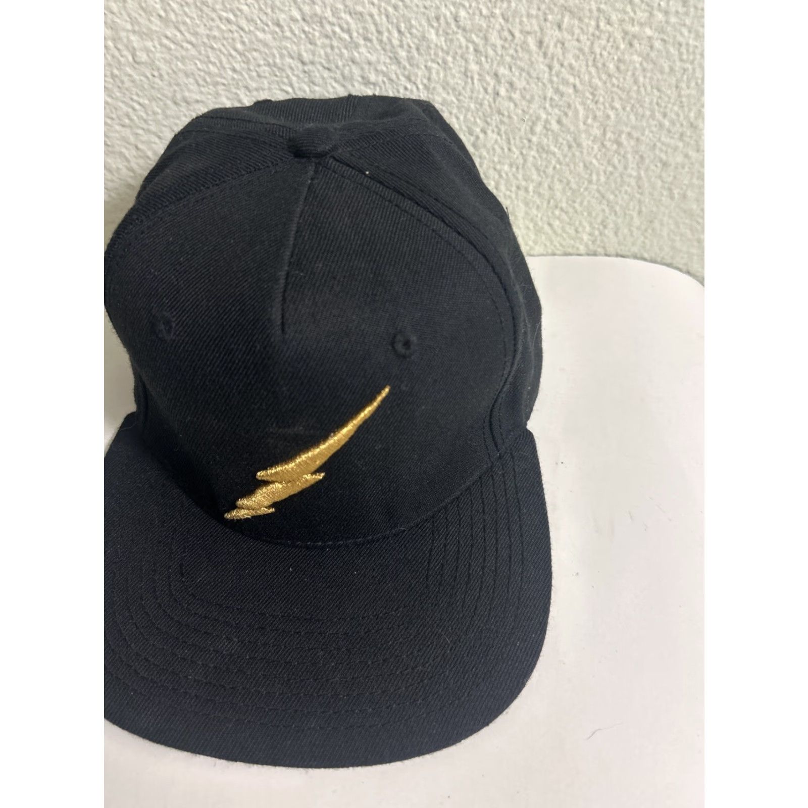 Vintage Bioworld Harry Potter Lightning Bolt Snapback Baseball Cap Black Hat Adjustable Size ONE SIZE - 3 Thumbnail