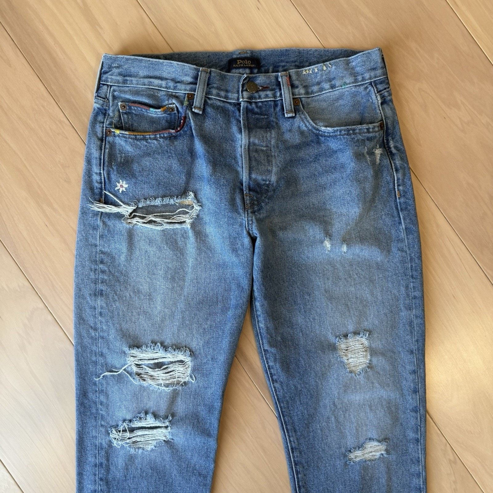 Polo Ralph Lauren Polo Ralph Lauren Jeans Women's 30 Blue Avery Boyfriend Size 30" / US 8 / IT 44 - 3 Thumbnail