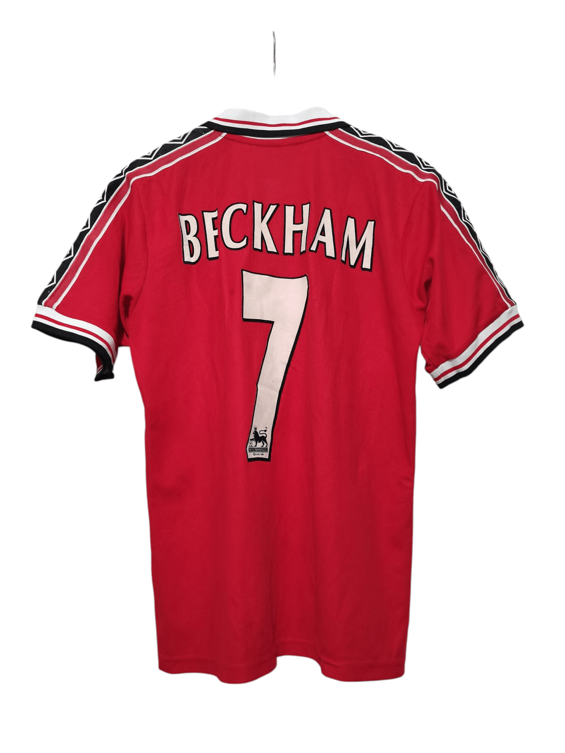 Umbro Manchester united Beckham vintage football jersey rare 1996 Size US M / EU 48-50 / 2 - 9 Thumbnail