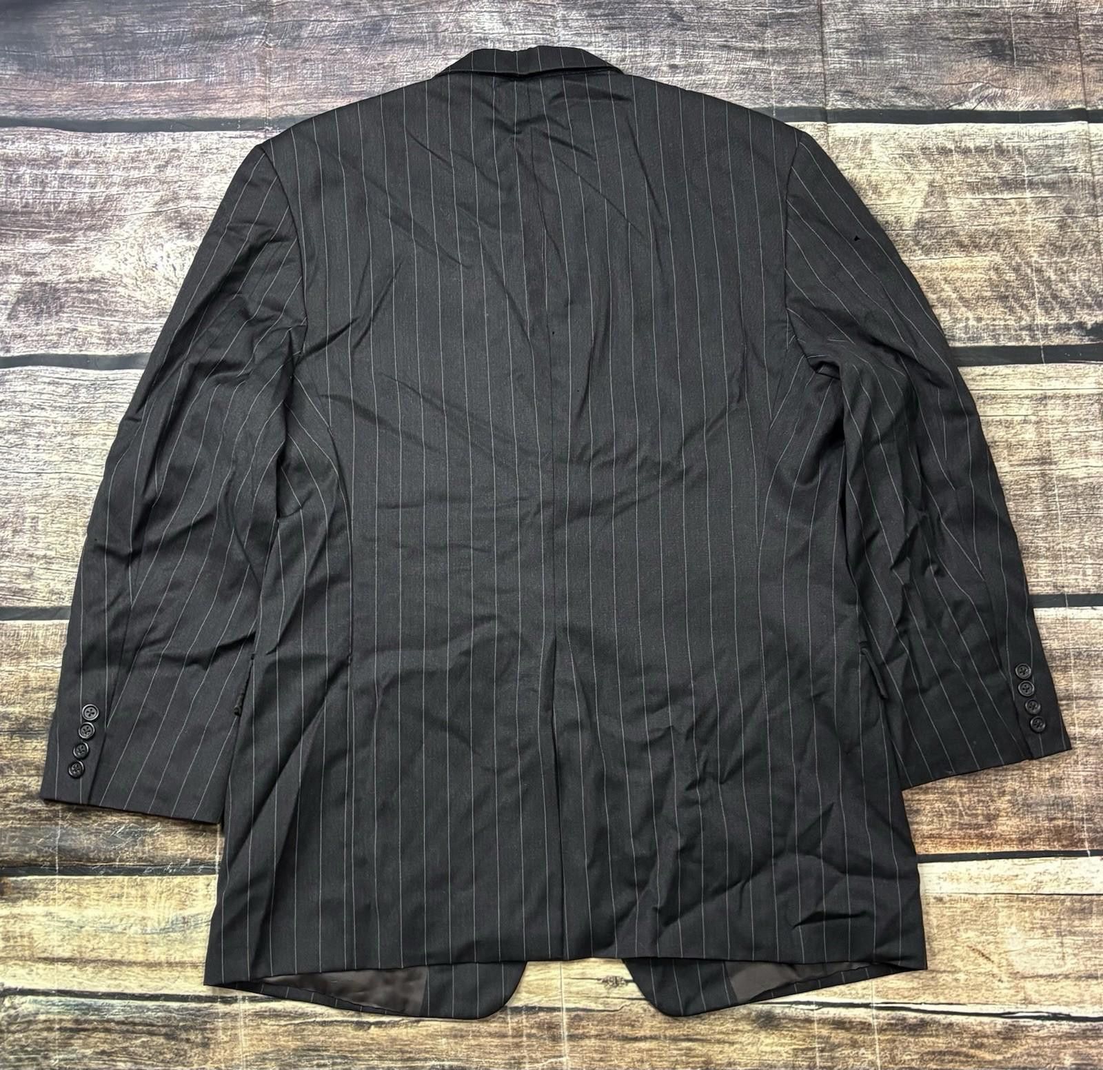 Other Burberry London Blazer Jacket Mens 46 Pinstripe Wool USA Size 46R - 3 Thumbnail
