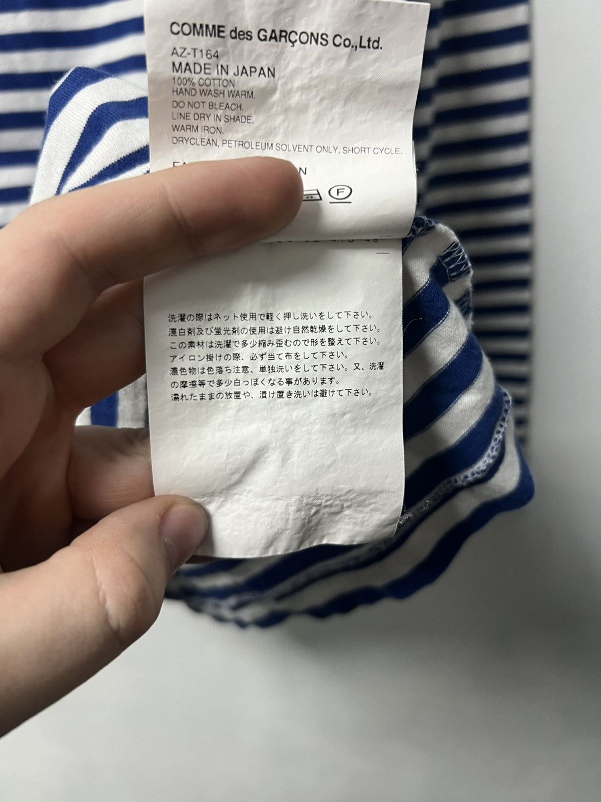 Comme des Garcons Comme des Garçons PLAY Long Sleeve Tee Size US M / EU 48-50 / 2 - 10 Thumbnail