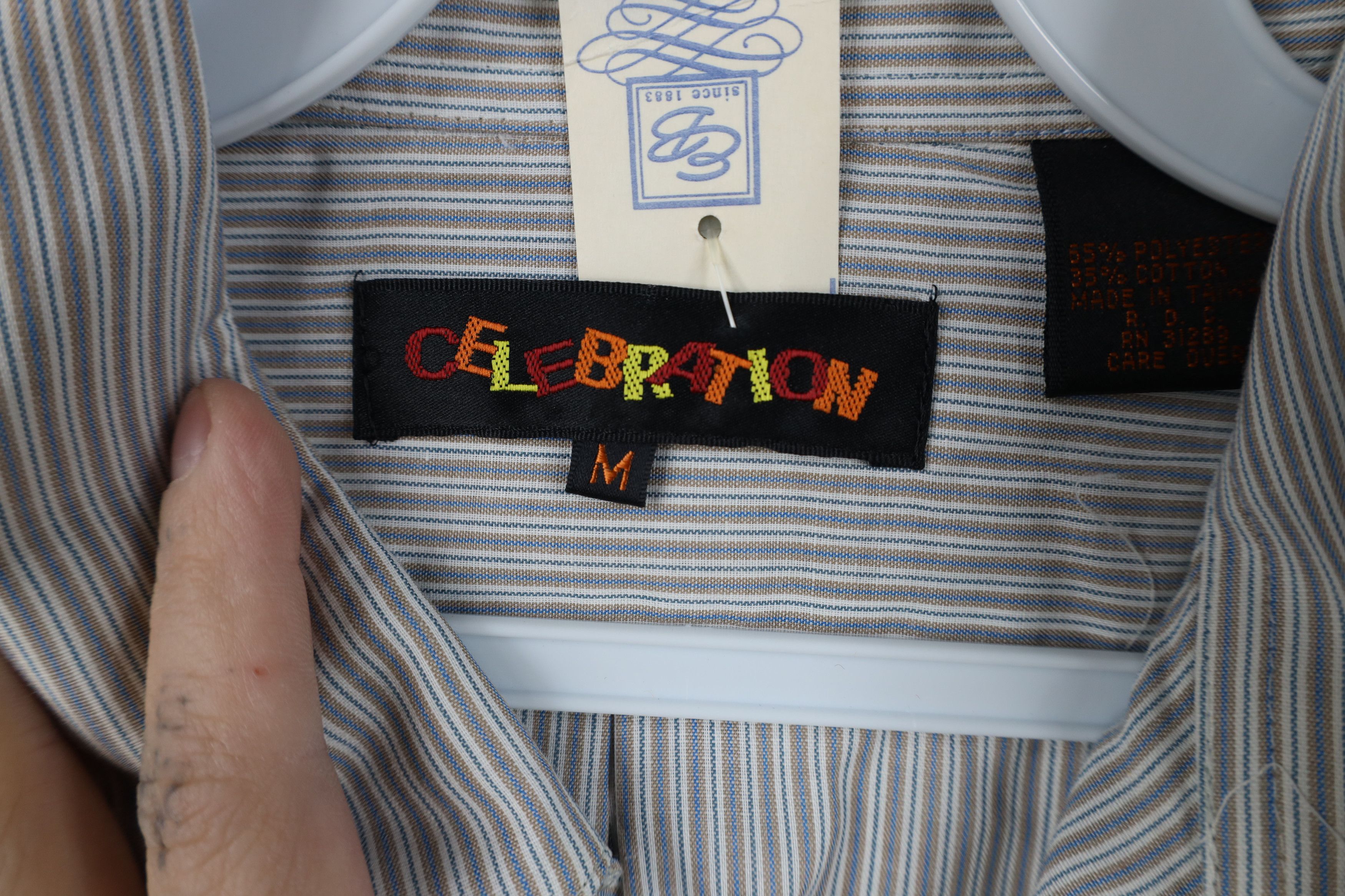 Vintage Deadstock Vintage 90s Streetwear Collared Button Down Shirt Size US M / EU 48-50 / 2 - 9 Thumbnail